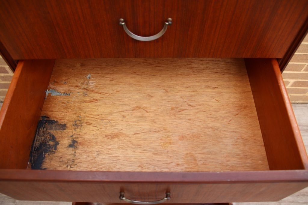 photo furniture Meredew Mid Century Teak Tallboy