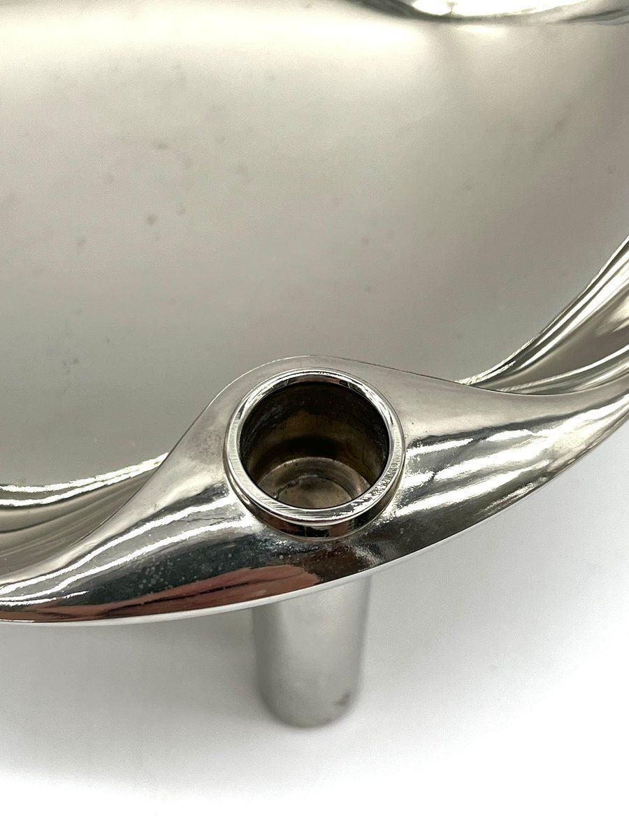 photo furniture Modular Candle Holder Made Of Chrome Plated Stainless Steel By Fritz Nagel For Bmf 1960s