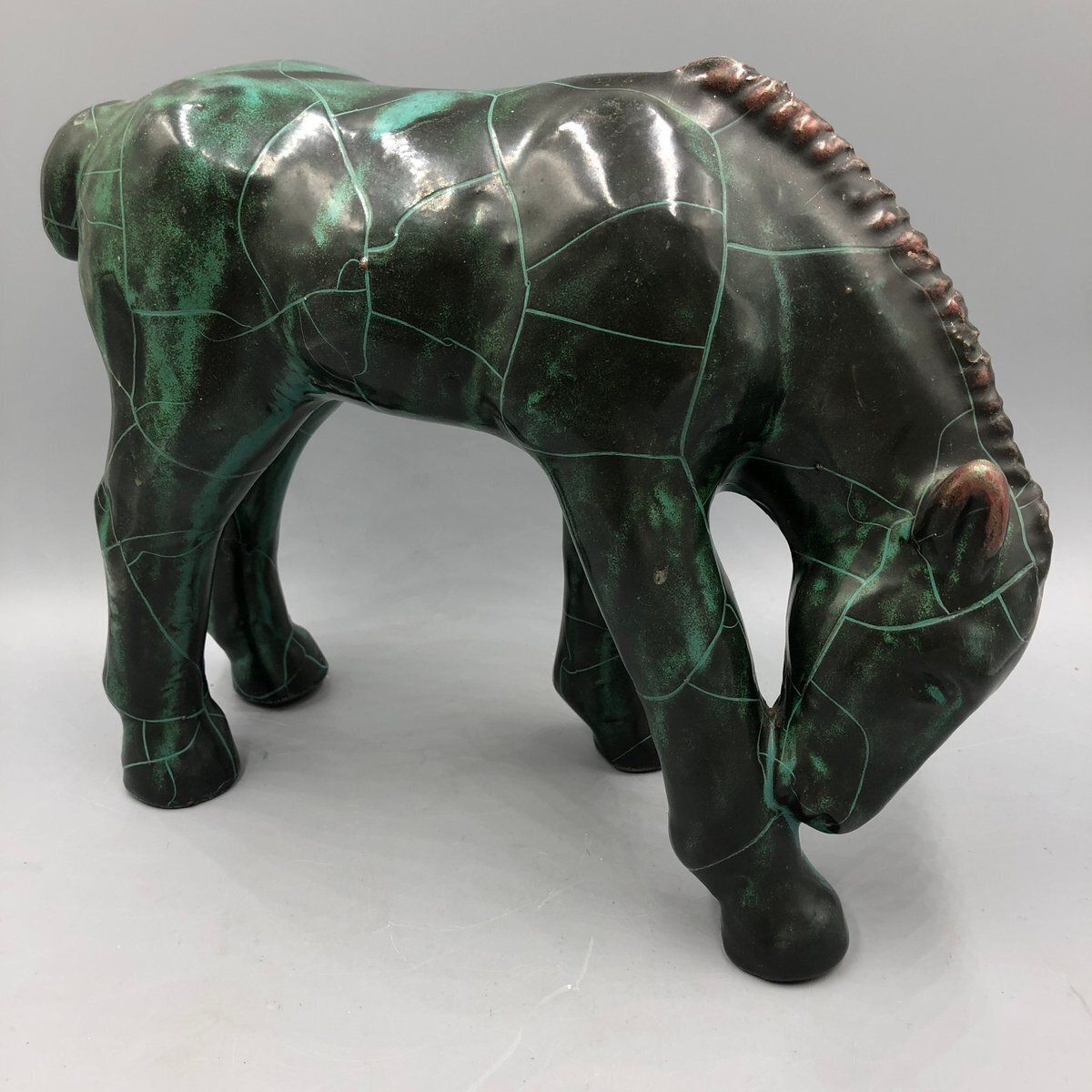 Art Deco Ceramic Horse By Paul Dresler For The Grootenburg Pottery, 1930s photo furniture