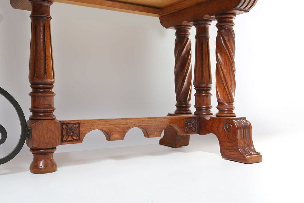 photo buy 20th Century Baroque Carved Sideboard, Spain, 1950