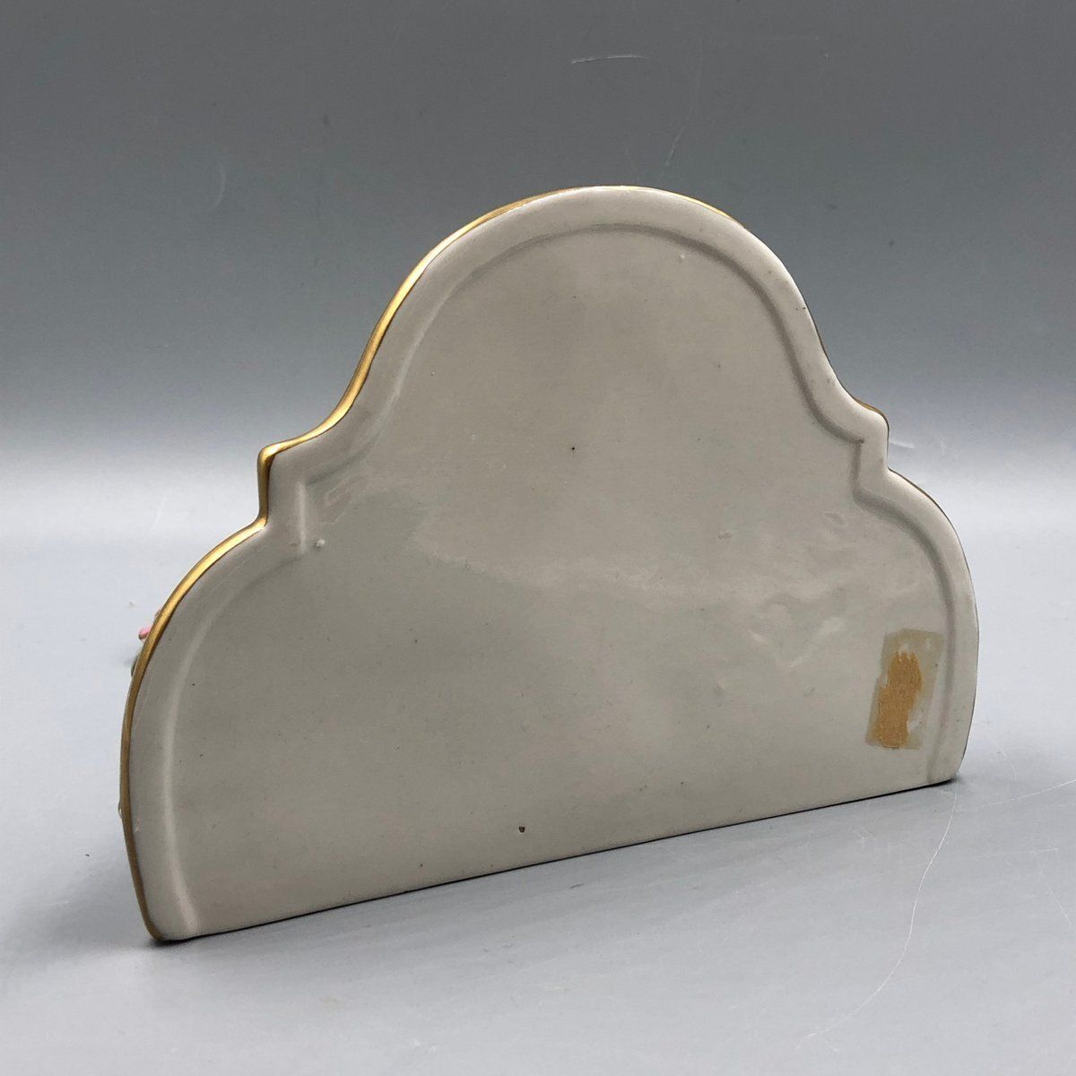 Hand Painted Porcelain Wall Brackets In Rococo Style By Kämmer, Dresden, Set Of 3 photo vintage