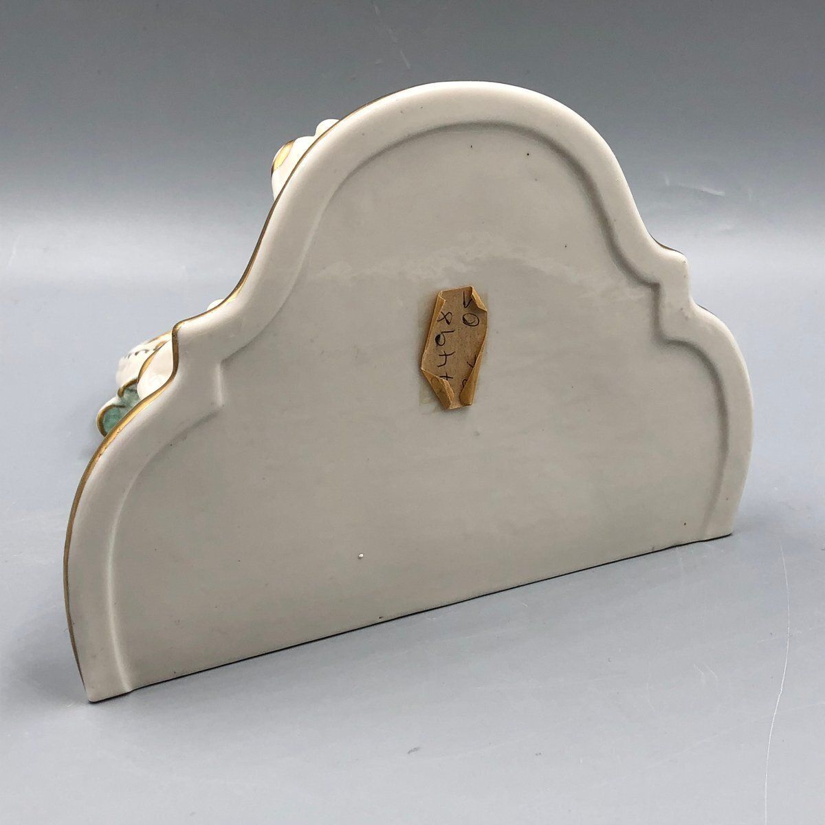 photo vinterior Hand Painted Porcelain Wall Brackets In Rococo Style By Kämmer, Dresden, Set Of 3