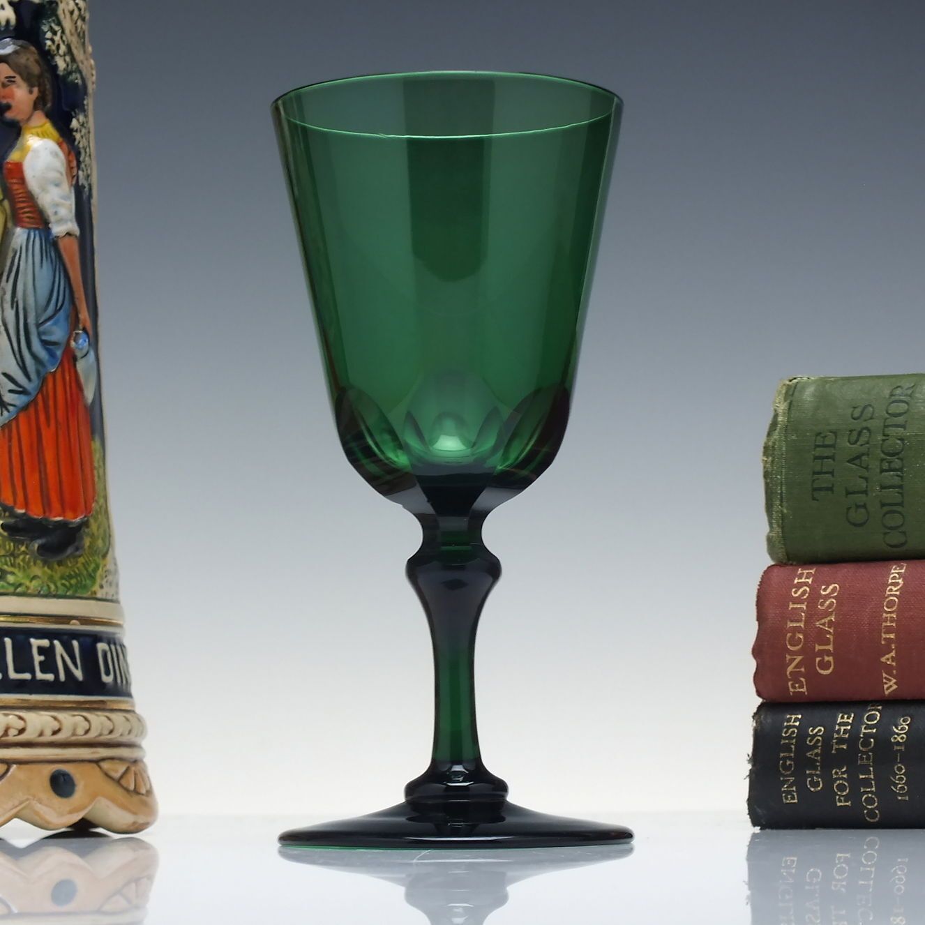 19th Century "Bristol" Green Wine Glass C1820