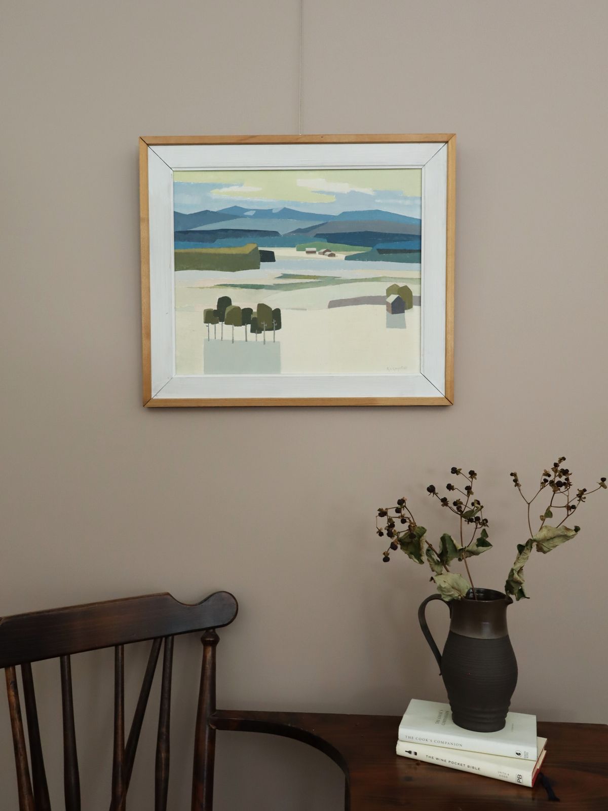 Light Over The Valley  Oil Painting photo Art