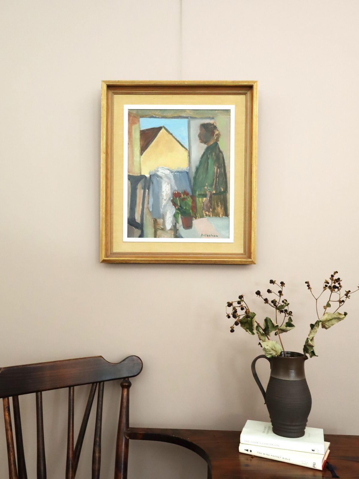 Morning At The Window  Oil Painting photo furniture