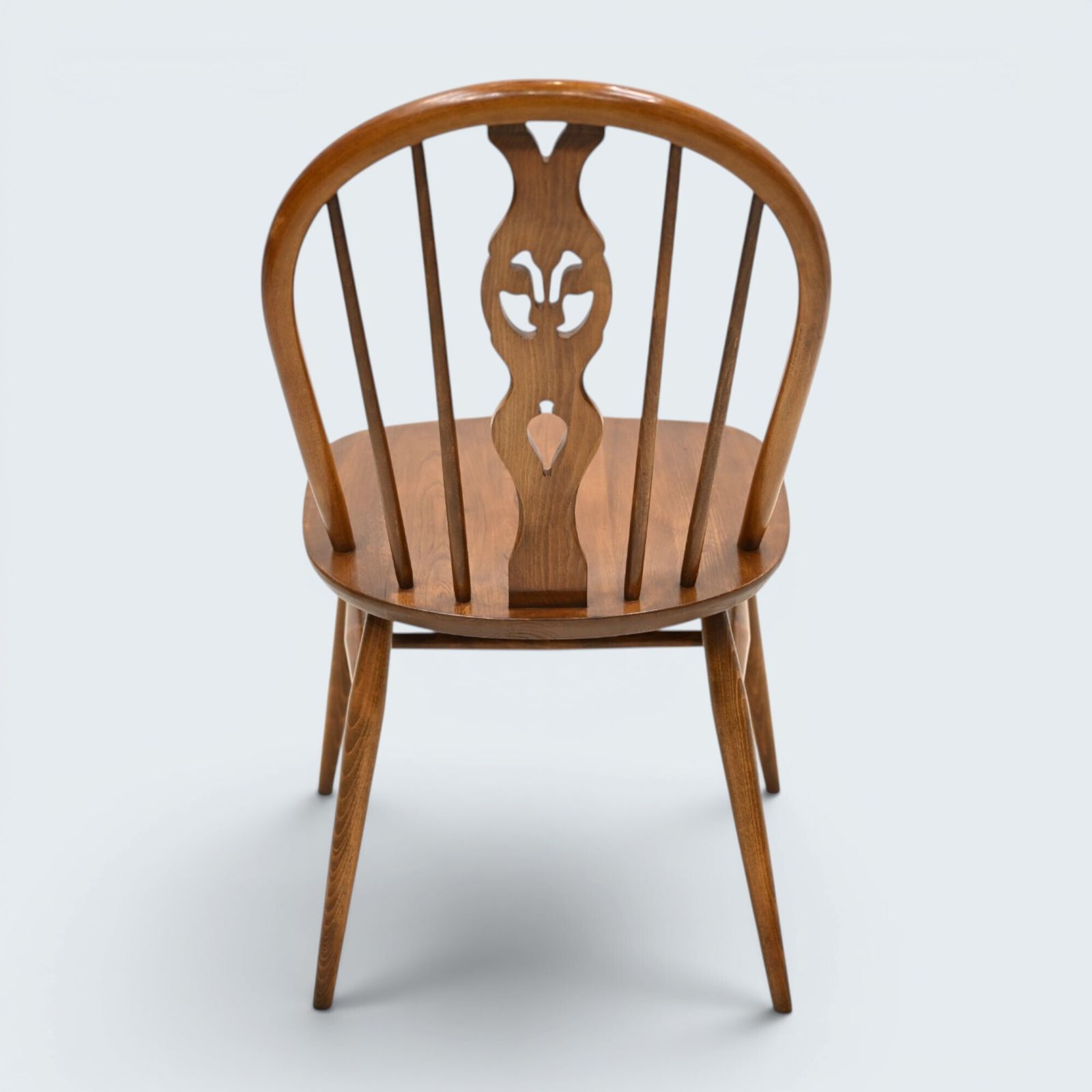 photo furniture 4 Ercol Fleur De Lys Bow Back Kitchen/Dining Chairs Model 878 Free Uk Delivery
