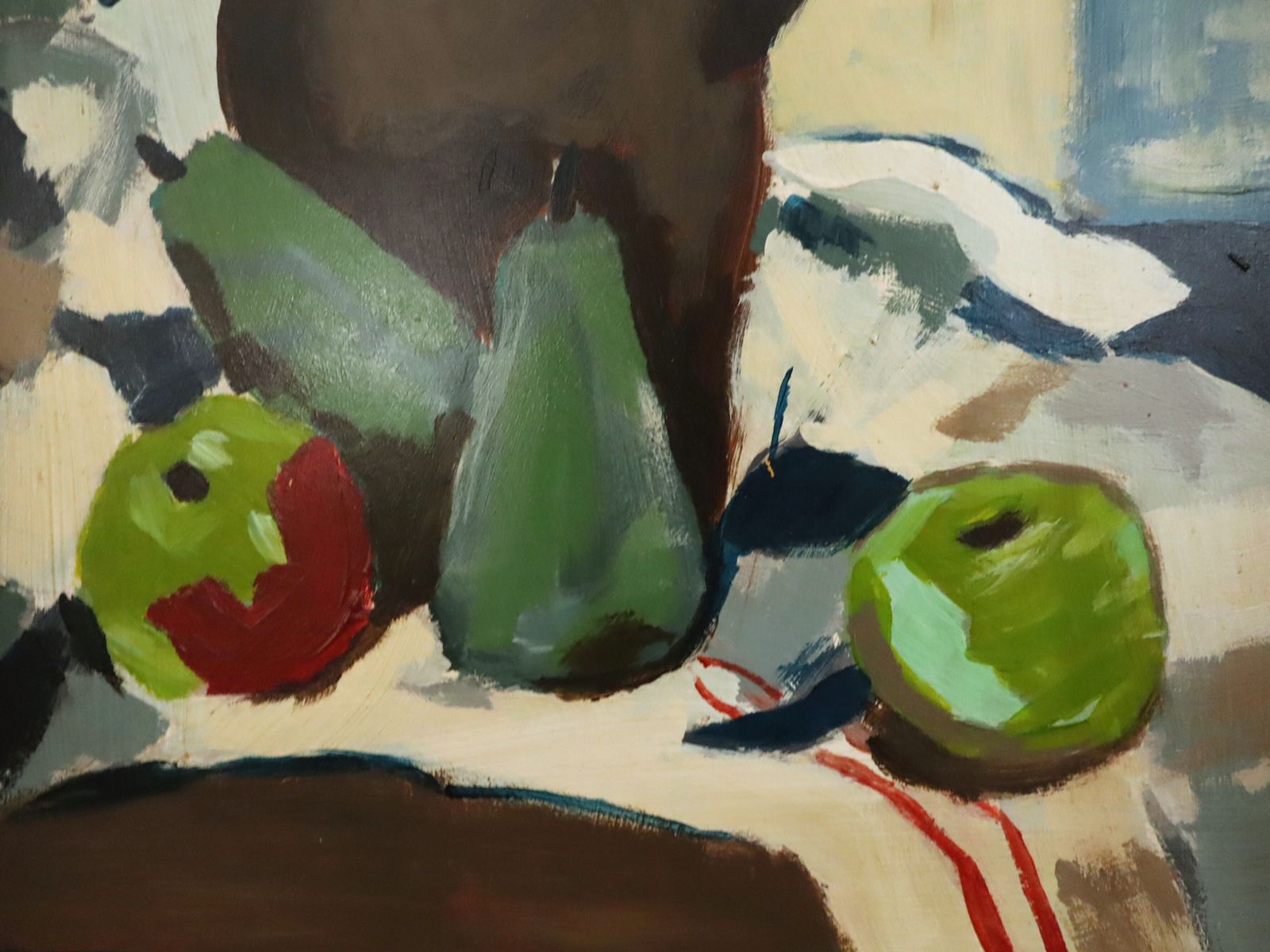 Pears & Pitcher  Oil Painting photo vinterior