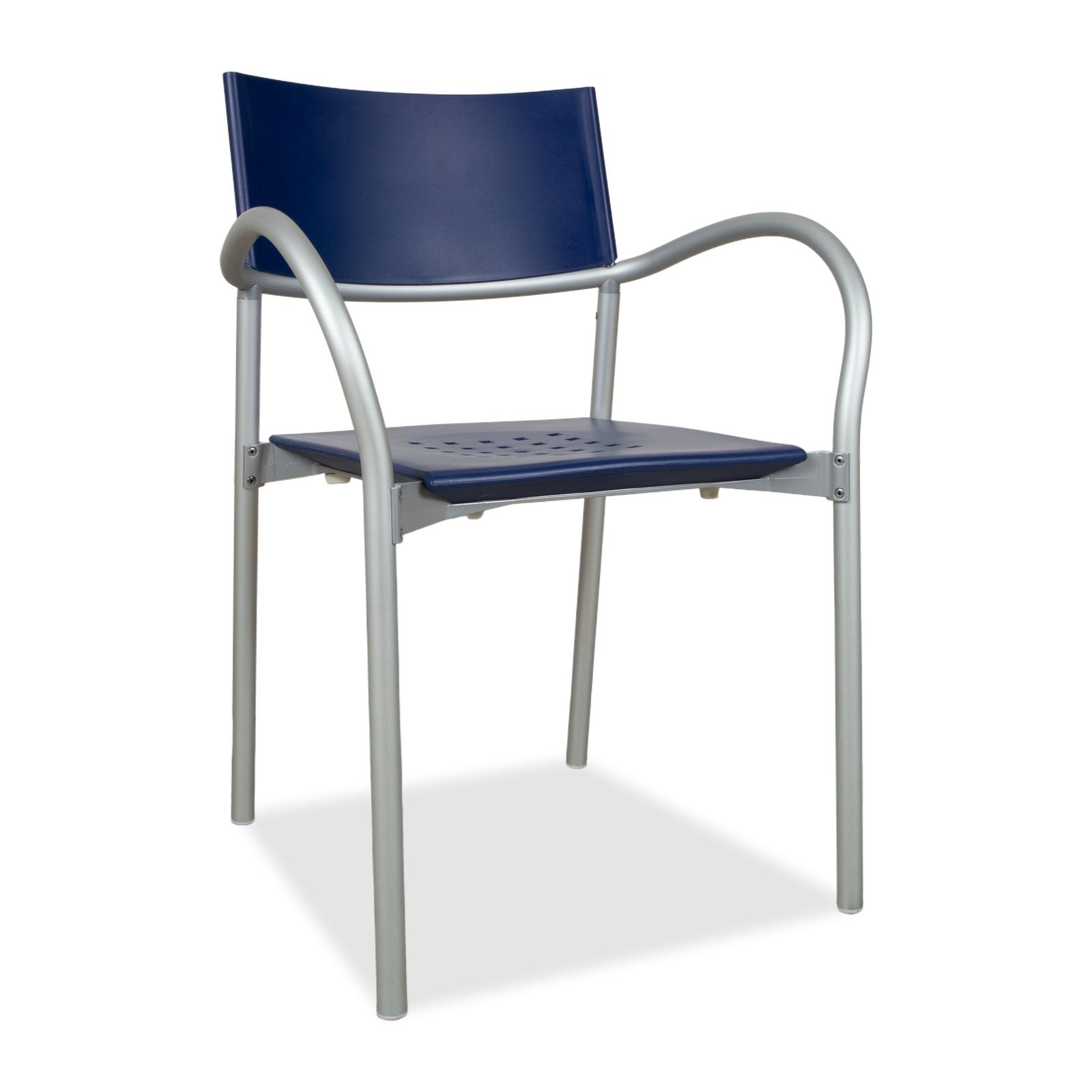 Set van 4 Segis Breeze Plastic Stoelen, Blauw, door Carlo Bartoli photo for sale