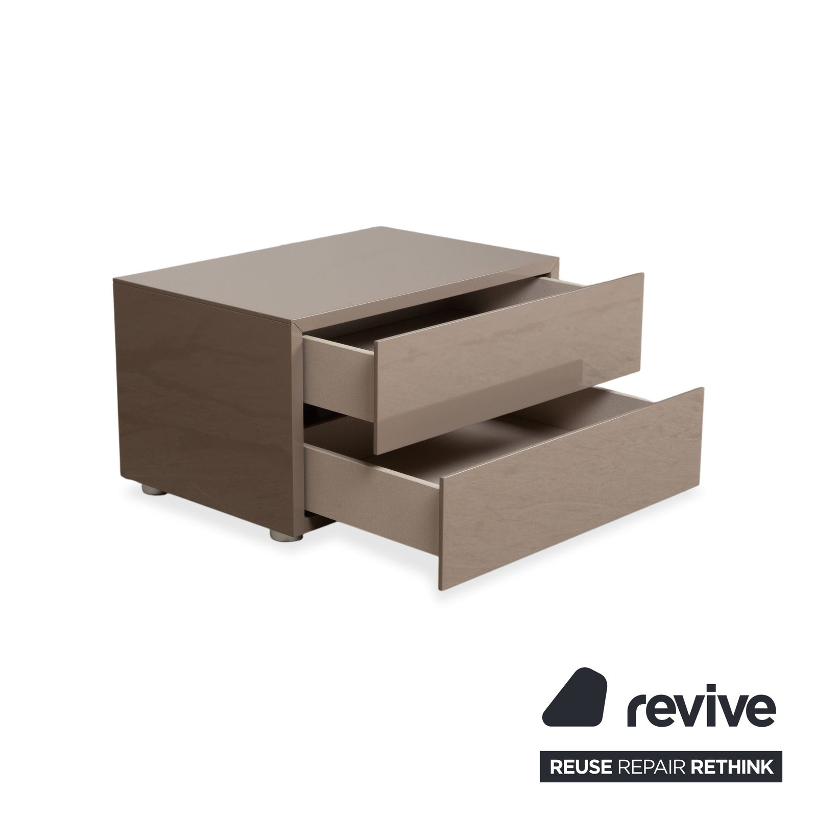 Poliform Dream Wooden Sideboard Taupe Nightstand photo Furniture