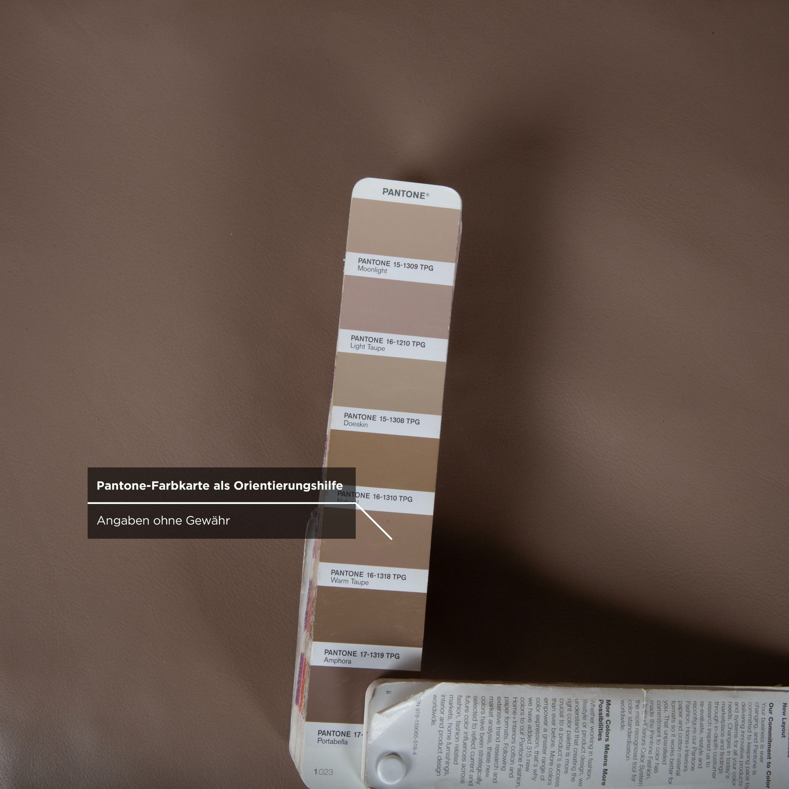 photo furniture Erpo Porto Leren Tweezitter Bruin-Taupe Sofa met Manuele Functie