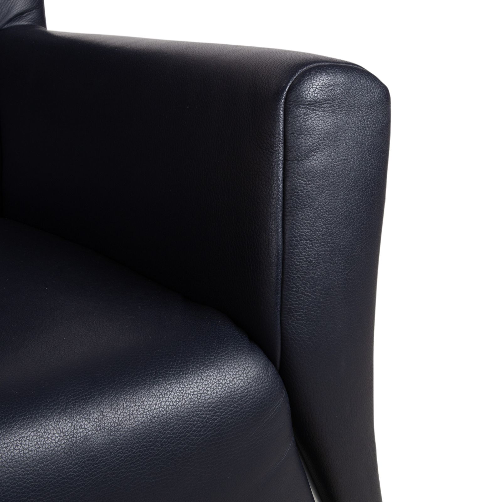 Ensemble fauteuil Rolf Benz 322 en cuir bleu photo vinterior