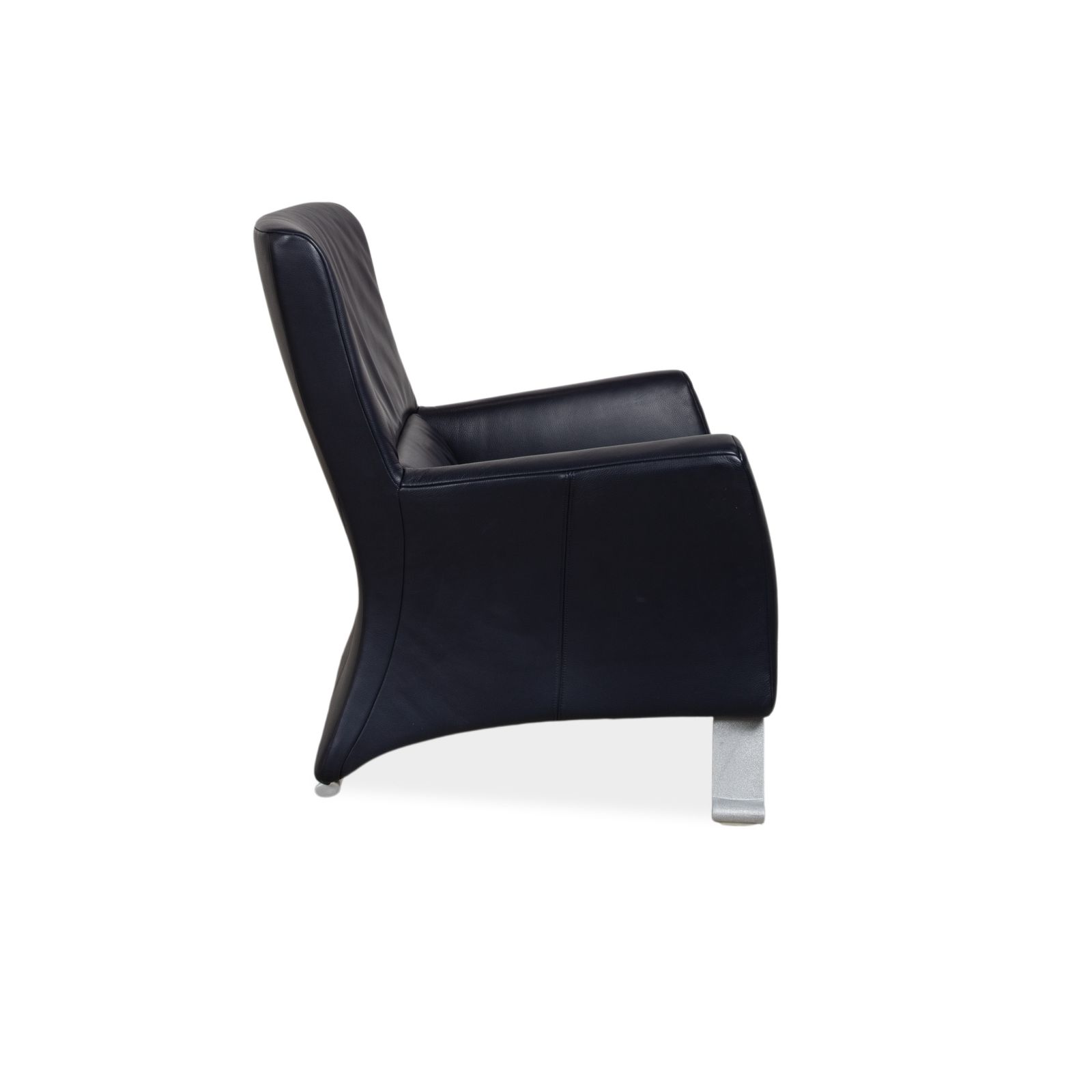 photo for sale Ensemble fauteuil Rolf Benz 322 en cuir bleu