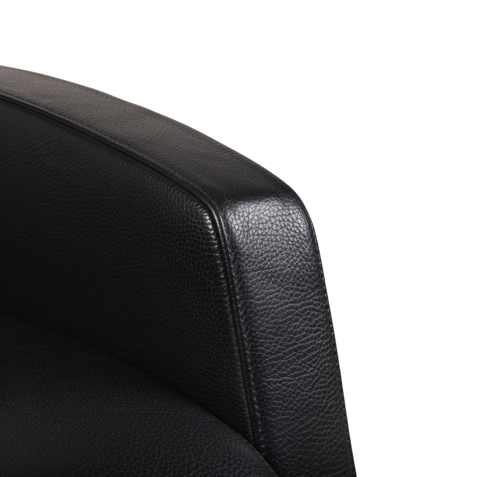 Fauteuil Rolf Benz LSE 5800 en cuir gris foncé, fonction relax photo 2682.0