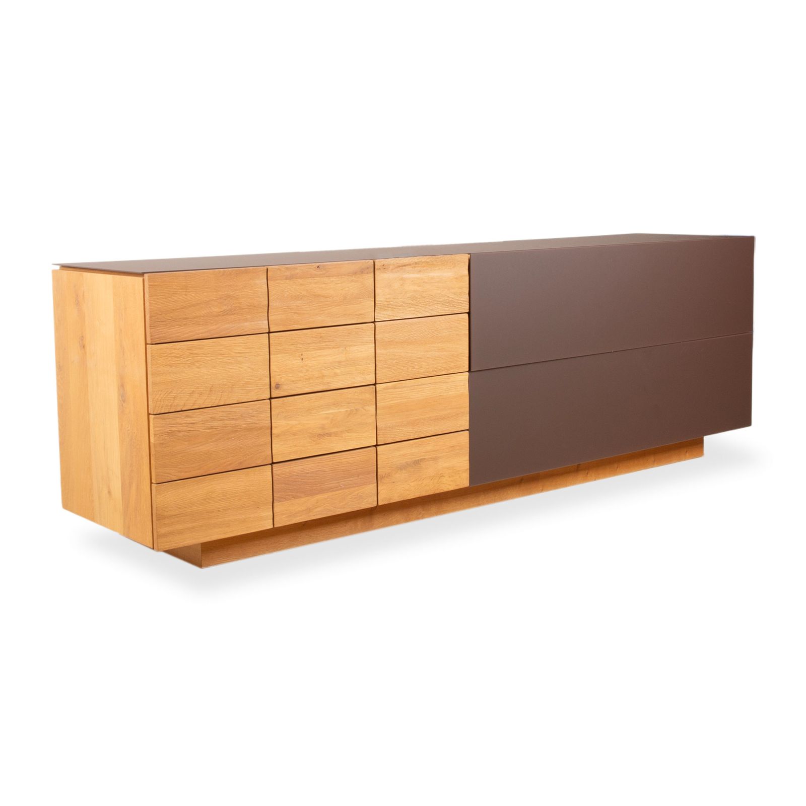 Voglauer V Montana Houten Dressoir Bruin Glas Lade photo for sale