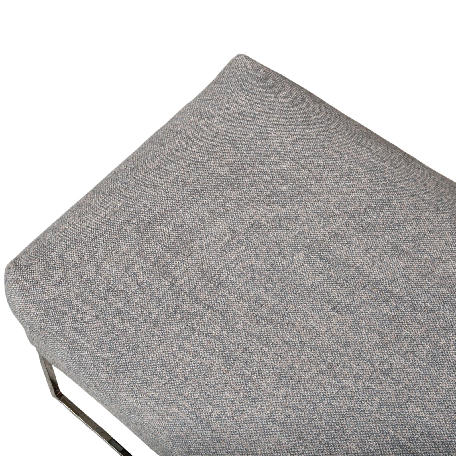 Pouf Cor Mell en tissu gris photo Mobilier