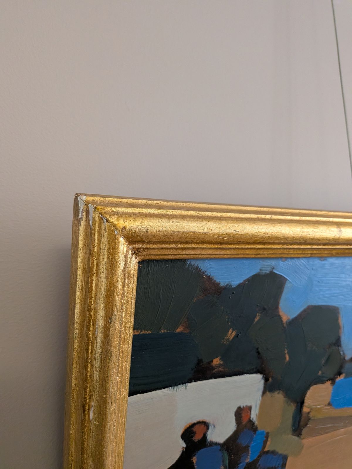 photo furniture Seaside Conversation  Oil Painting