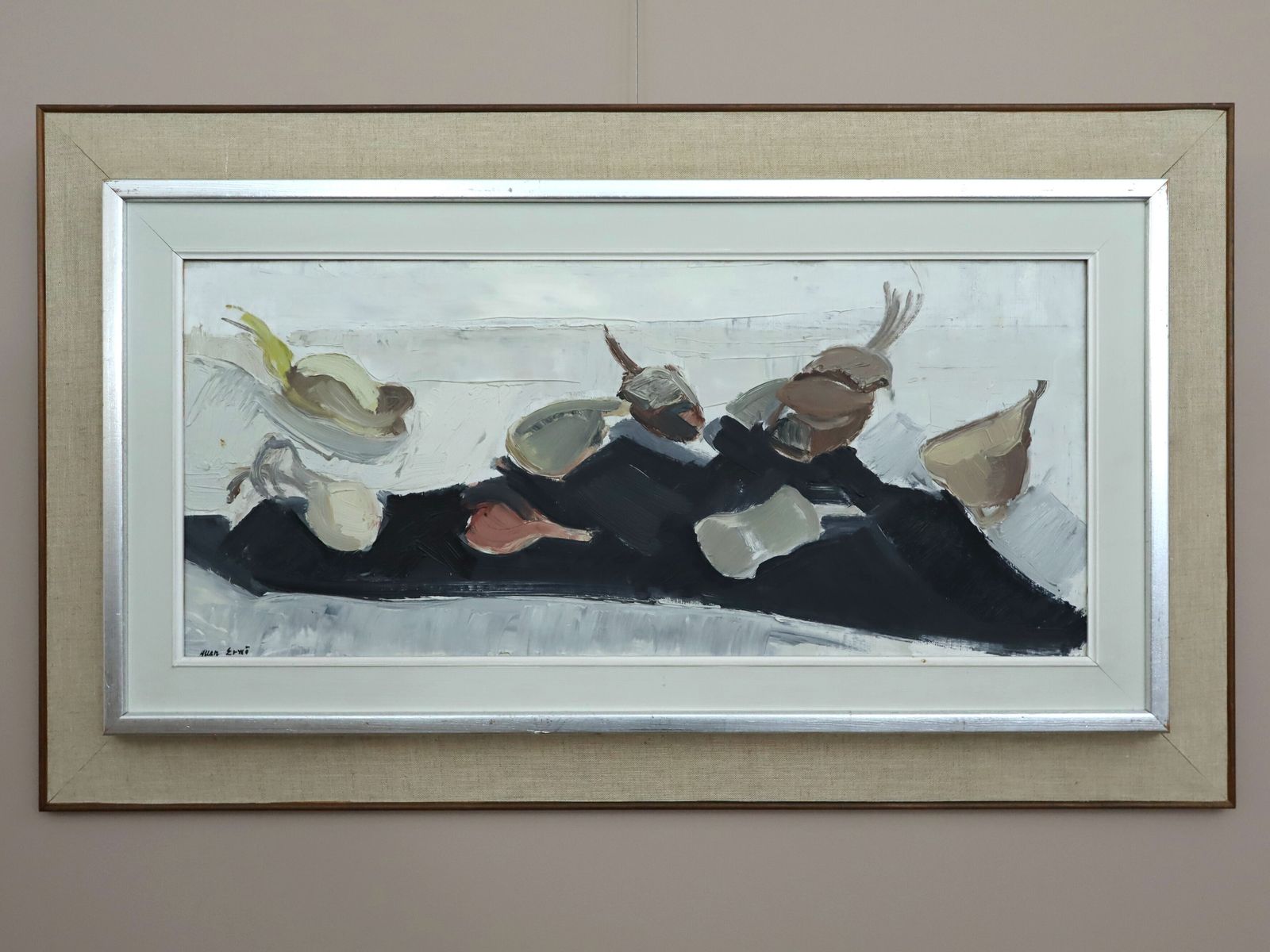 Tabletop Forms  Oil Painting, Mid 20th Century