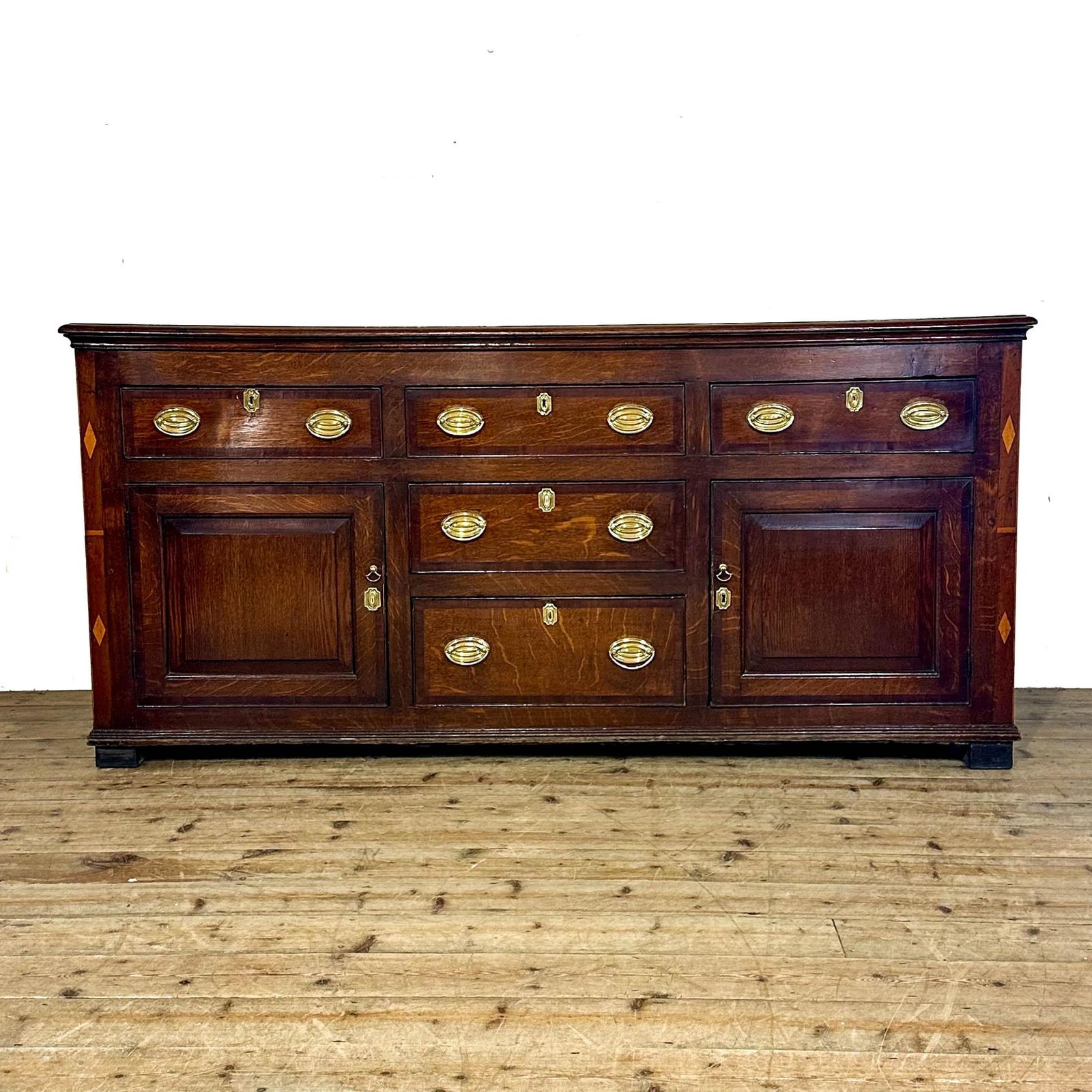 Antique Georgian Oak Dresser Base | Antique Furniture | Welsh Antiques | Antique Storage | Antique Sideboard