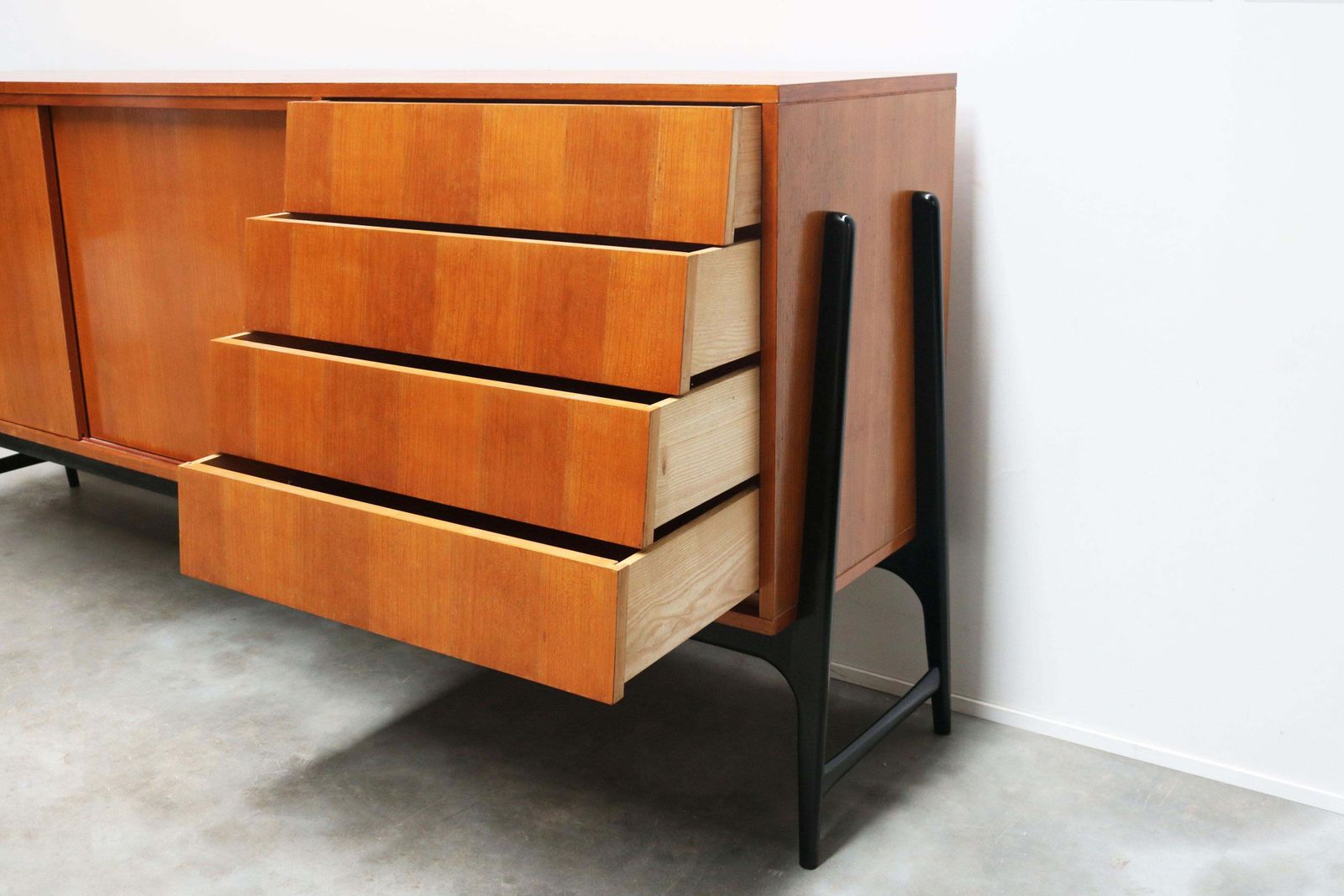 Rare Mid Century Design Alfred Hendrickx Model: 3030 Sideboard Belgium 1959 photo vintage