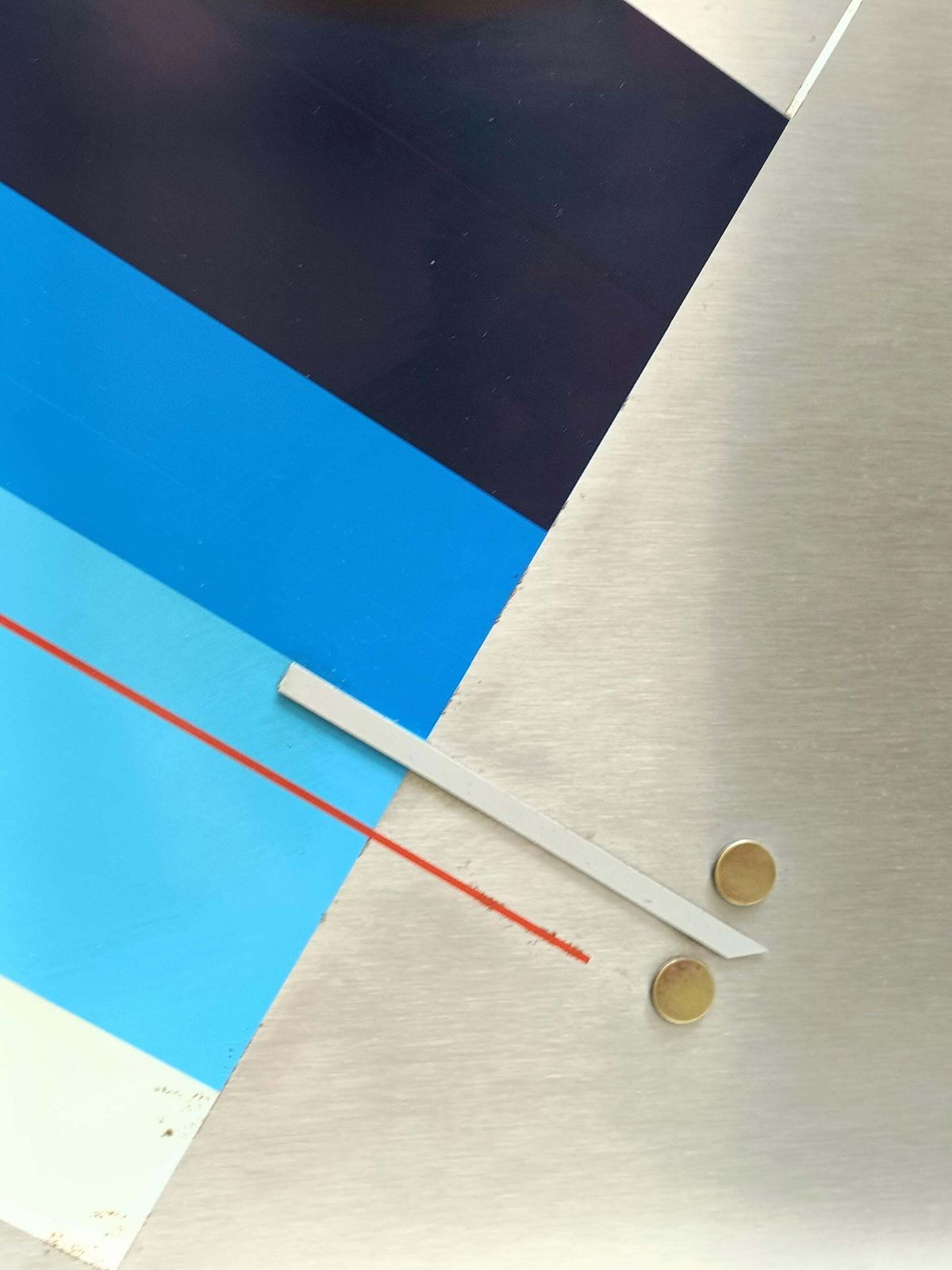 Prospective   Siro Covey For Studio Zero Milan Serigraphy On Steel, Italy 19 photo 1496.0