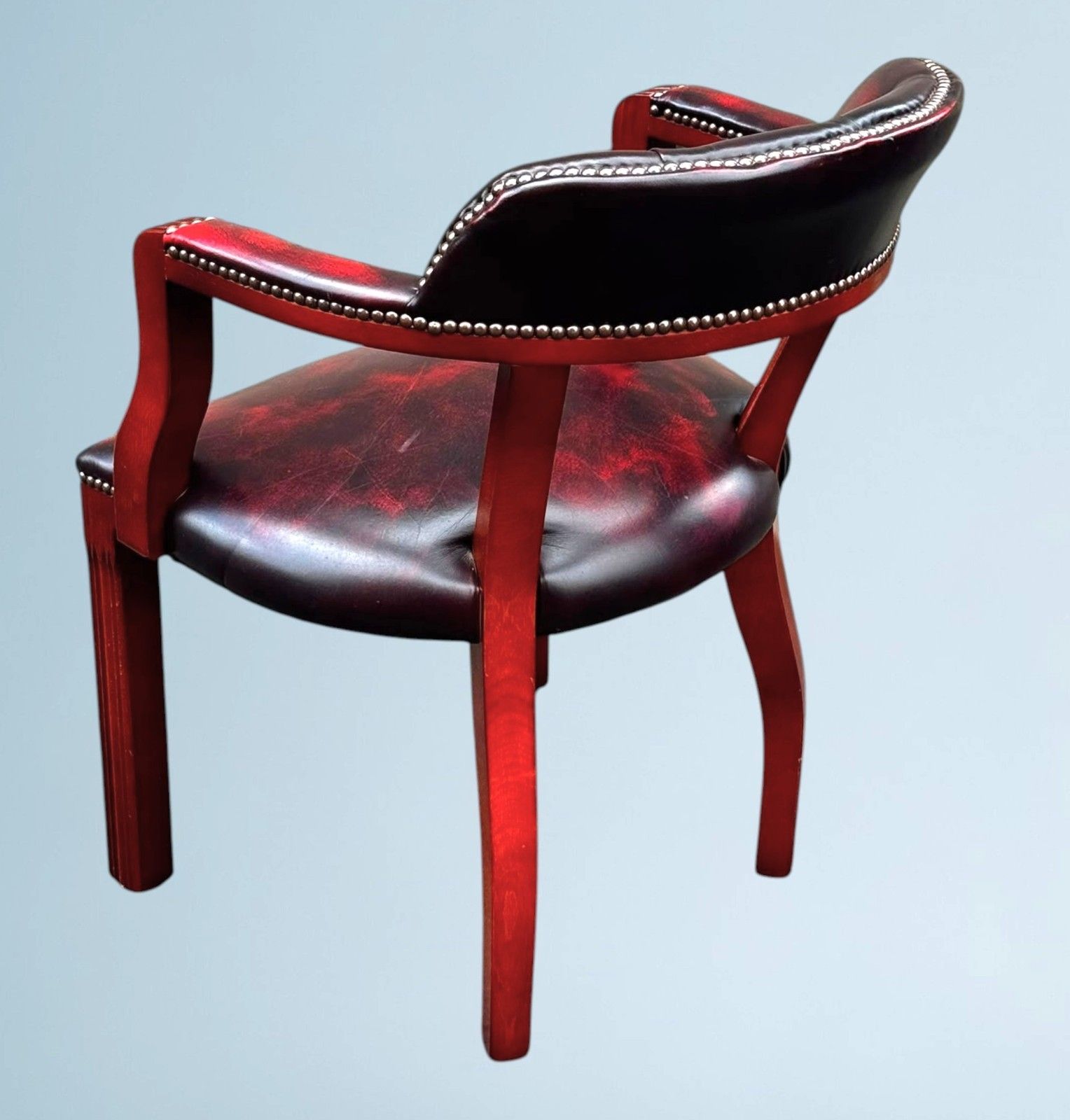 Leather Chesterfield Office Chair / Court Chair photo buy