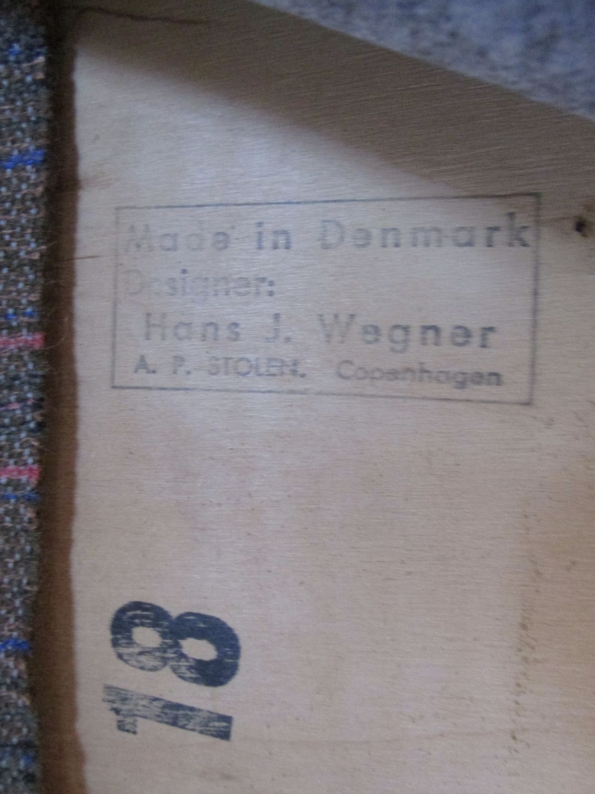 Hans Wegner Armchair Mama Bear Ap Stolen Denmark photo vinterior