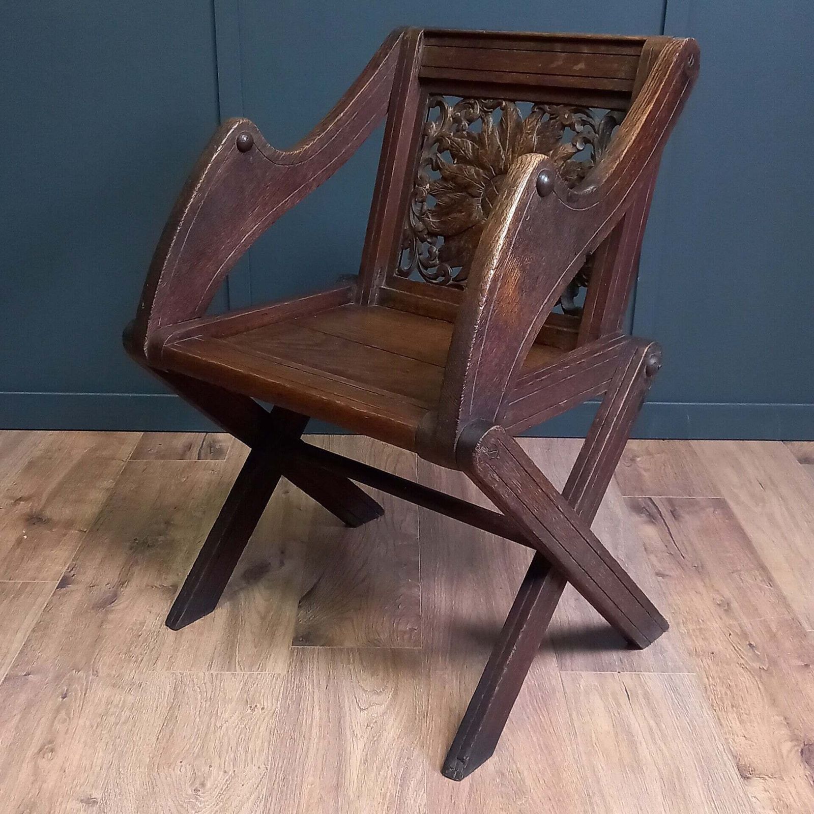 Antique Glastonbury Priest's Chair photo Furniture