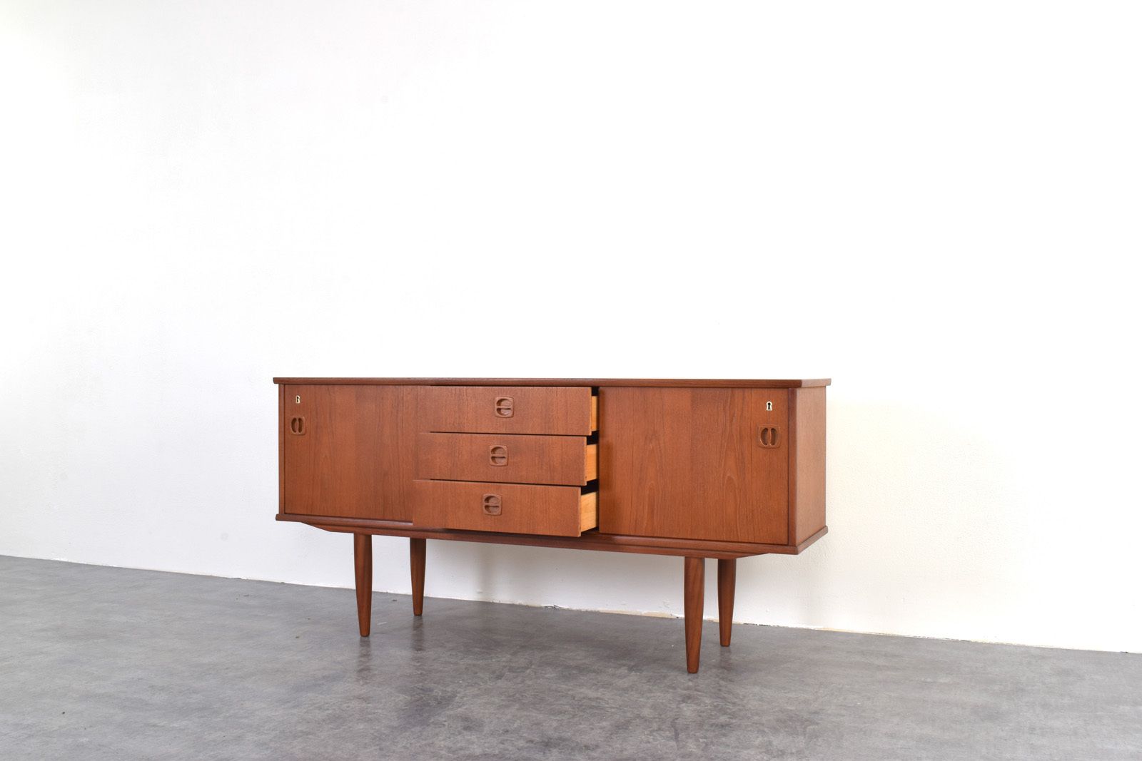 2095.0 Mid Century Danish Teak Sideboard, 1960s. photo