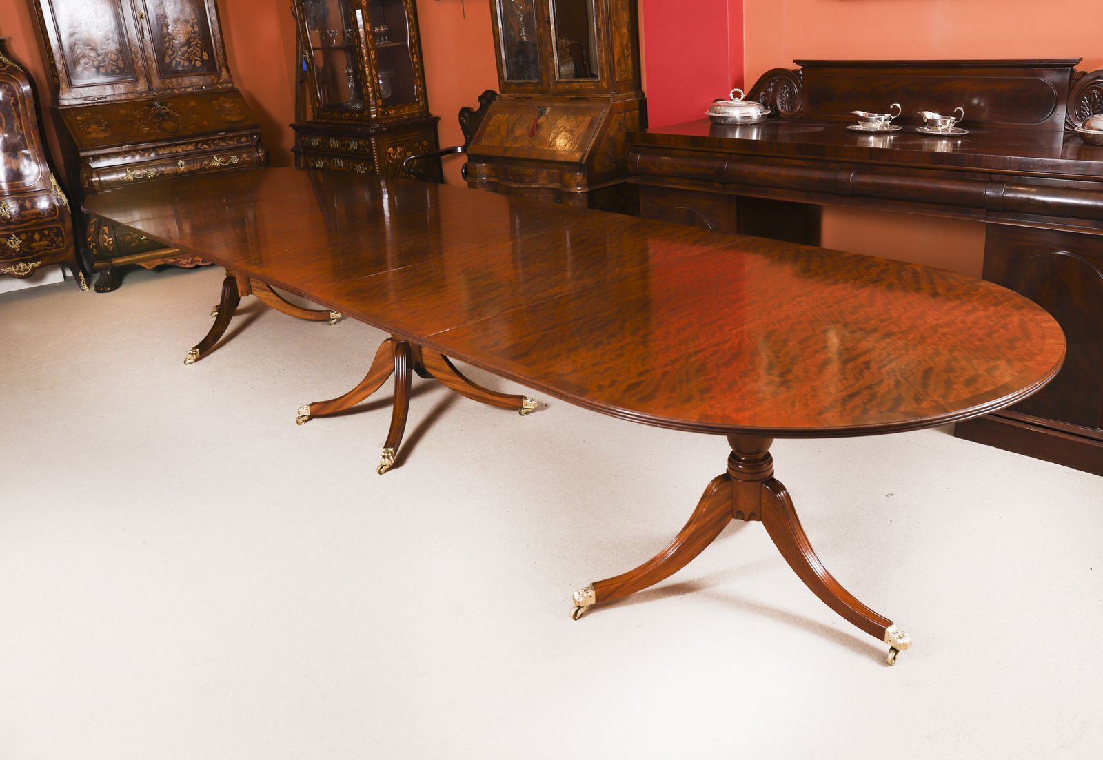 photo buy 15ft Regency Revival Dining Table Mid 20th C
