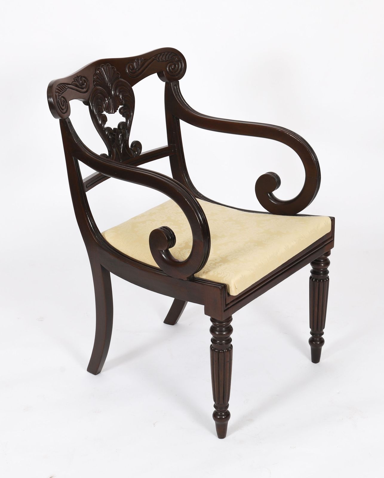 6750.0 Set 12 Irish Regency Bar Back Dining Chairs  C1825 19th C photo