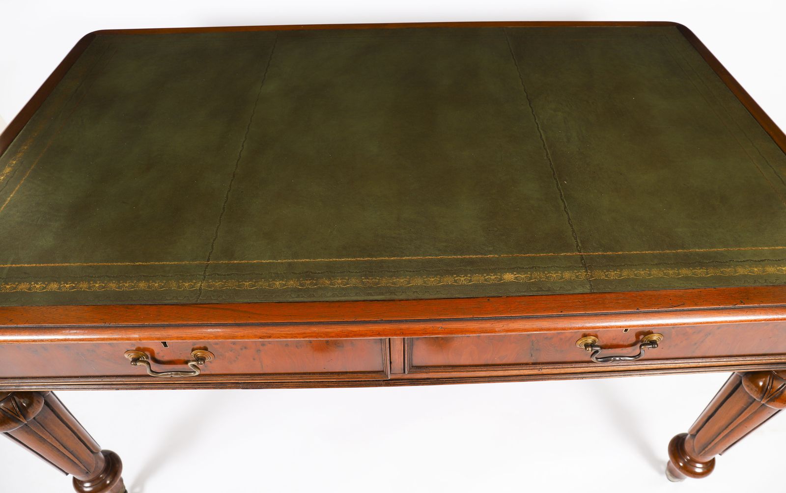 Victorian Partners Writing Library Desk 19th C photo for sale
