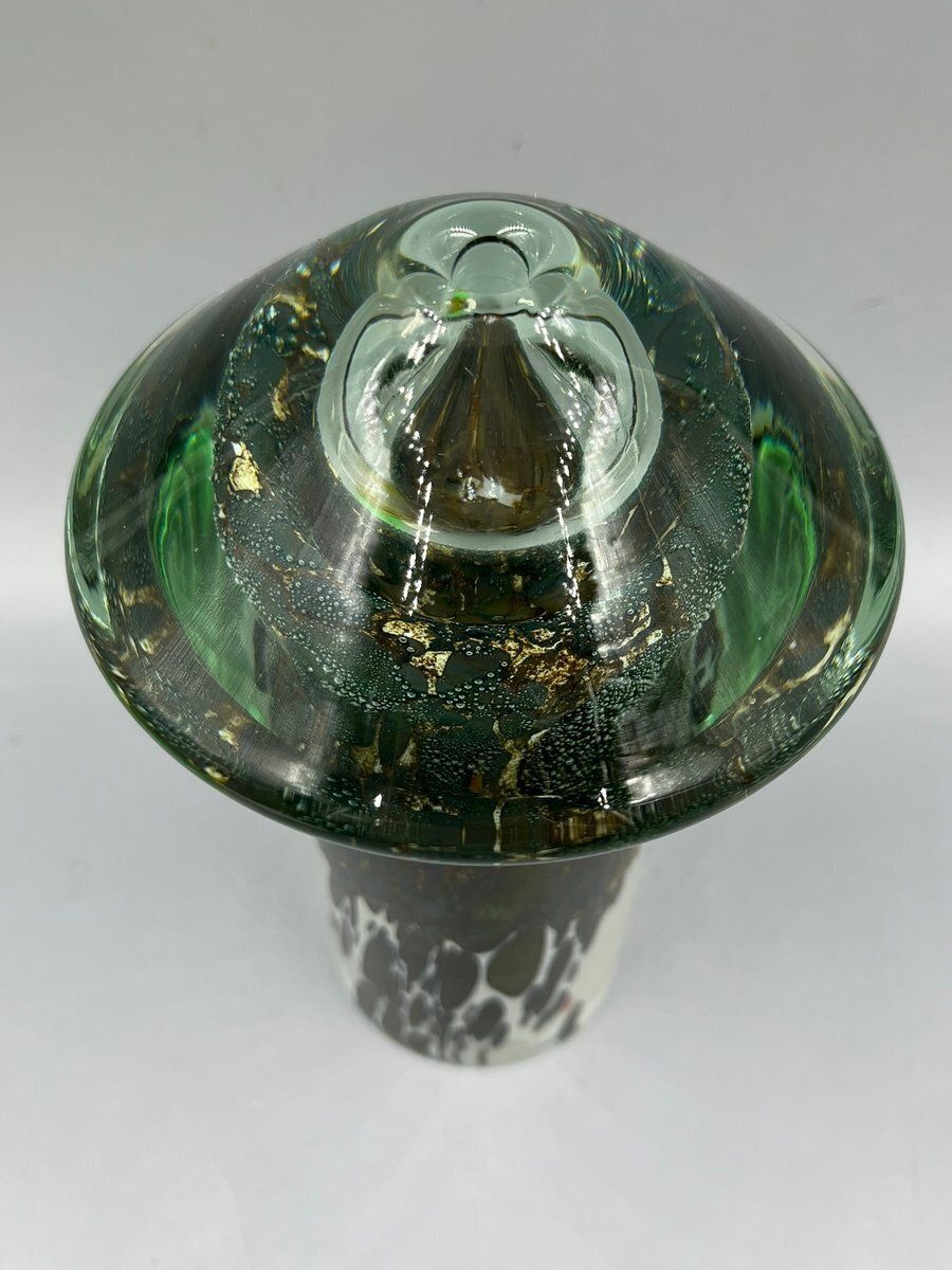 photo for sale Glass Art Sculpture Mushroom By Nanny Still, 1960s