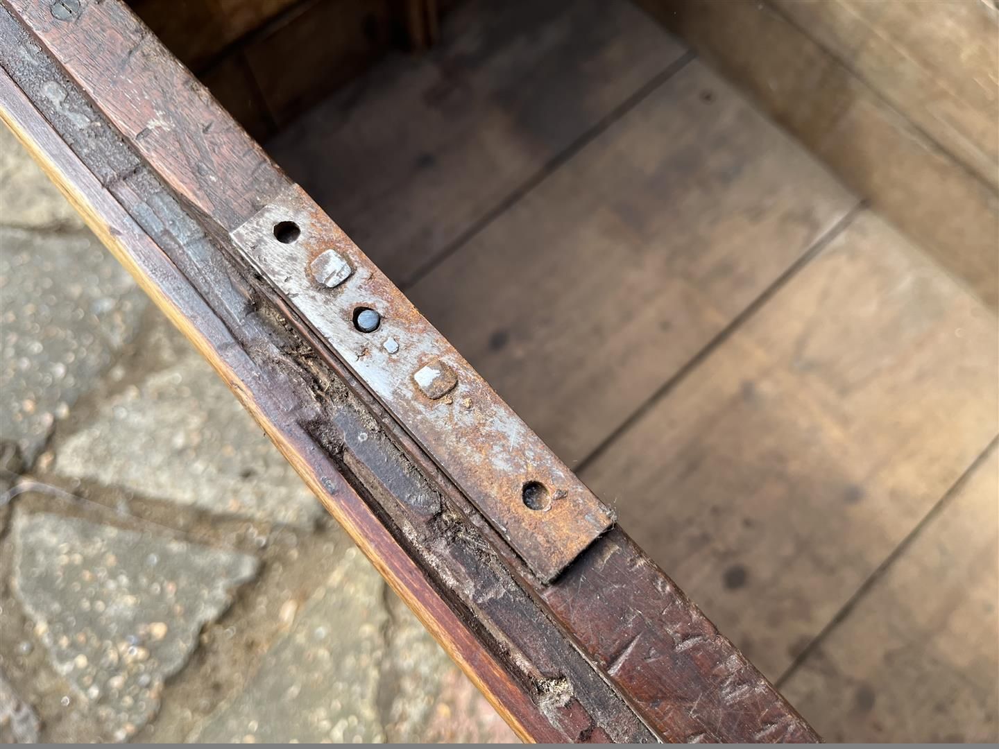 photo for sale Large Antique Pine Blanket Box C.1900