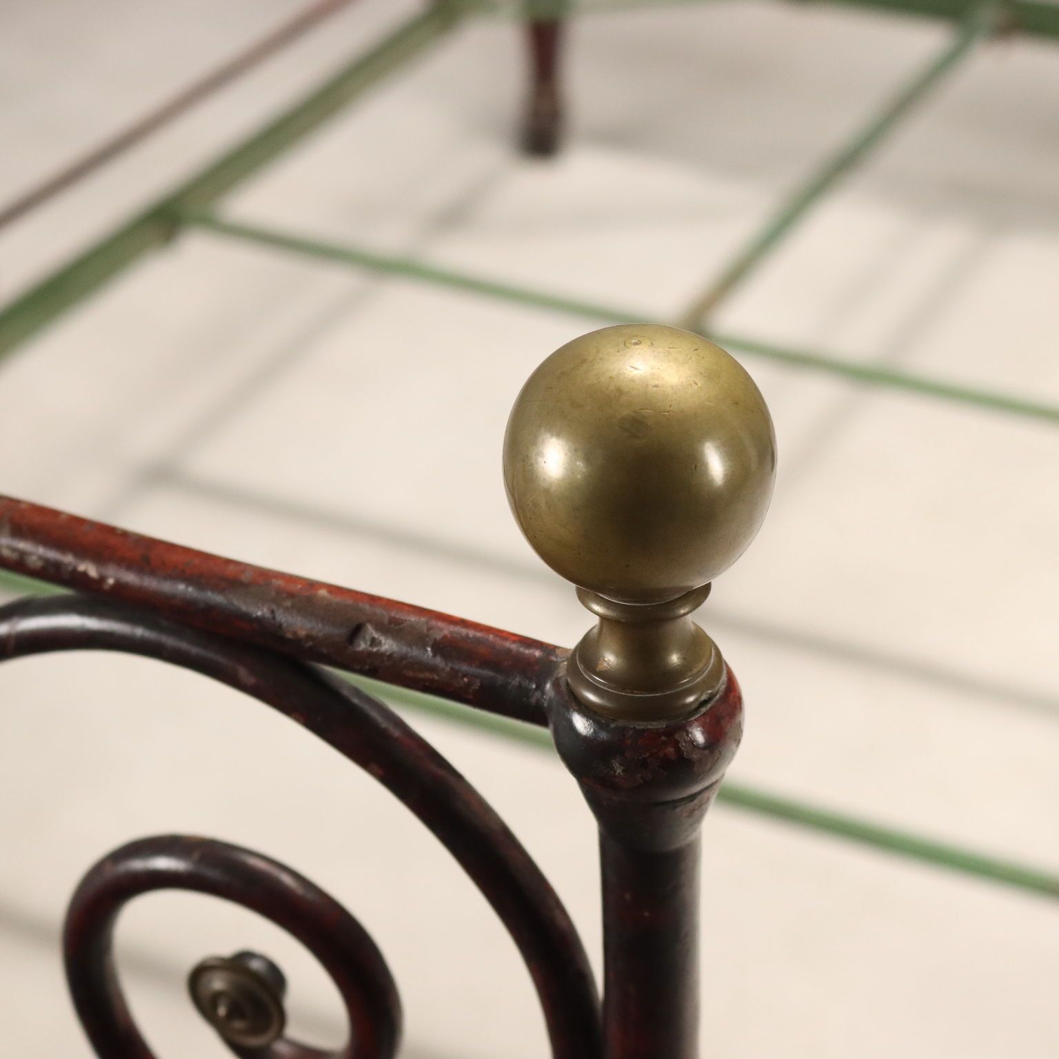 Antique Restoration Bed Second Quarter XIX Century Bronze Iron photo buy