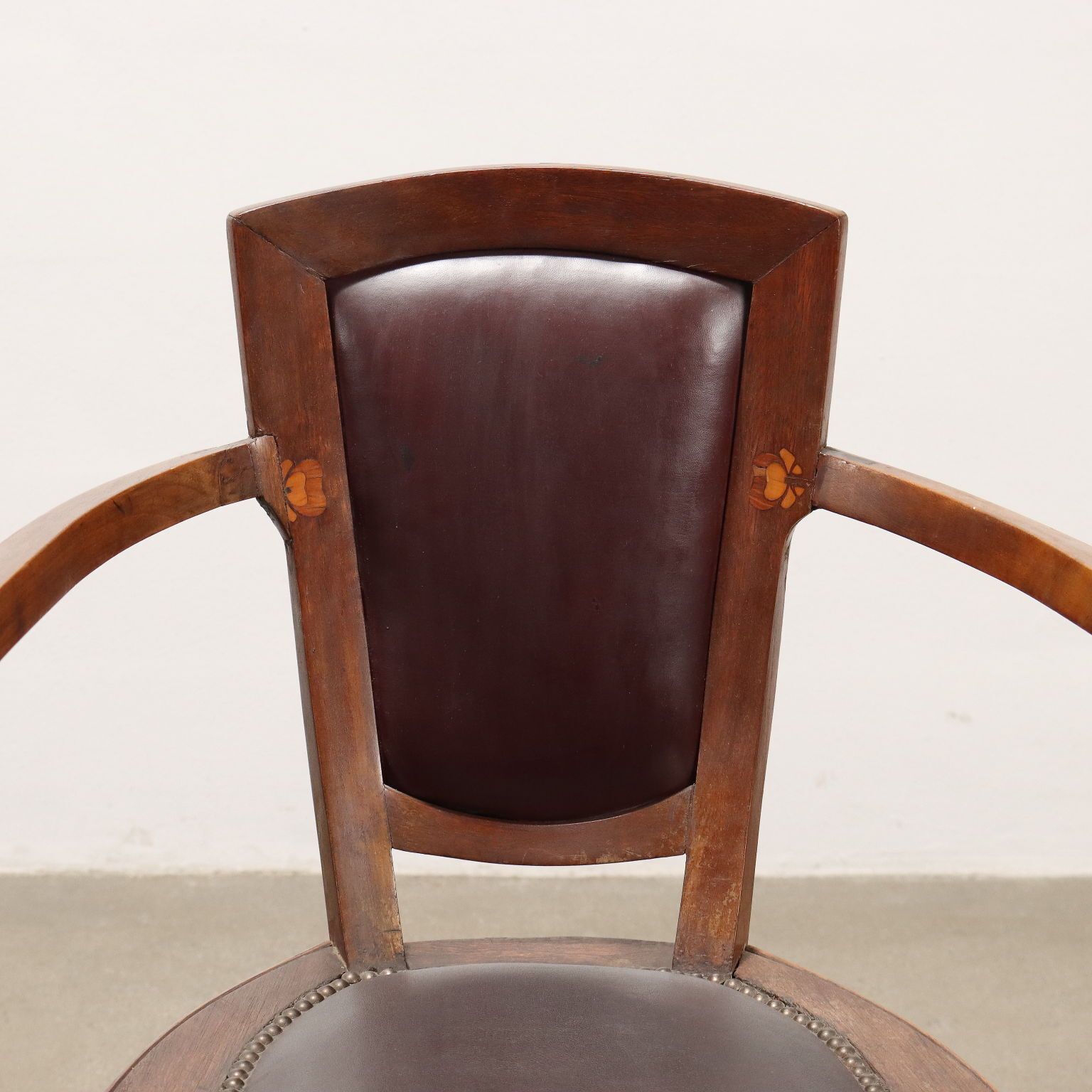 Chairs Set Art Nouveau Mahogany Italy XX Century photo Furniture