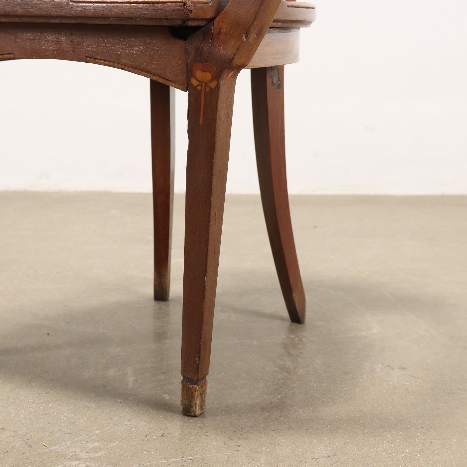 Stoelen Set Art Nouveau Mahonie Italië XX Eeuw photo vinterior