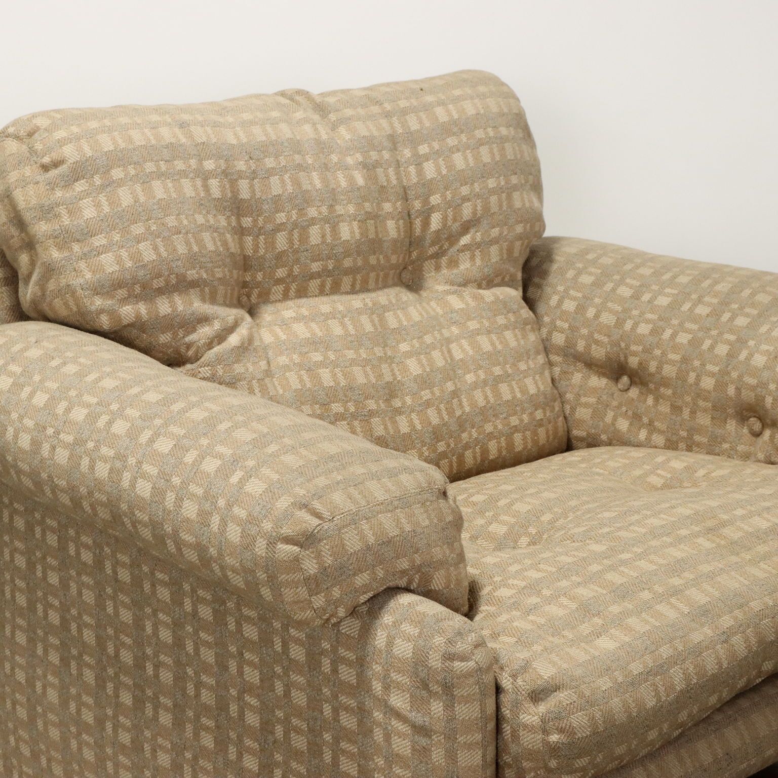 C&C Coronado Armchairs Design T. Scarpa Vintage Fabric 1960s 1970s photo Furniture