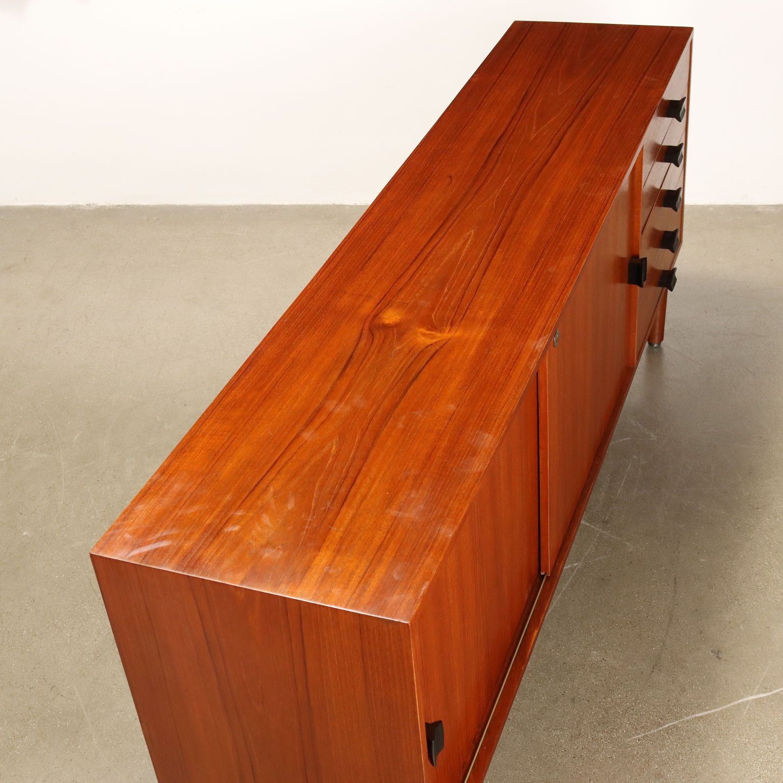 3110.0 Vintage Sideboard F.Lli Saporiti Teak Veneer Design 1960s photo
