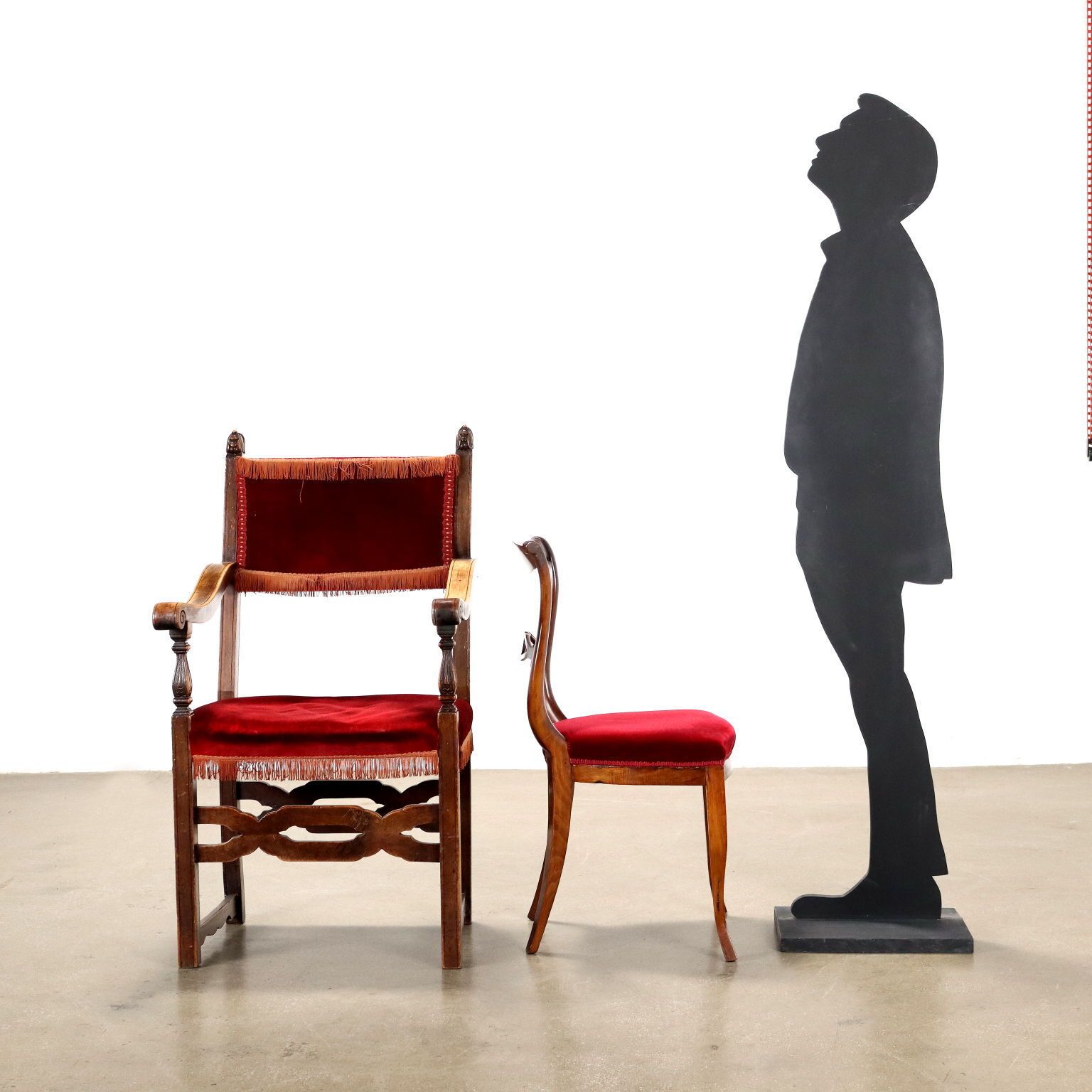 Neo Renaissance High Chair With 3 Chairs XX Century photo for sale