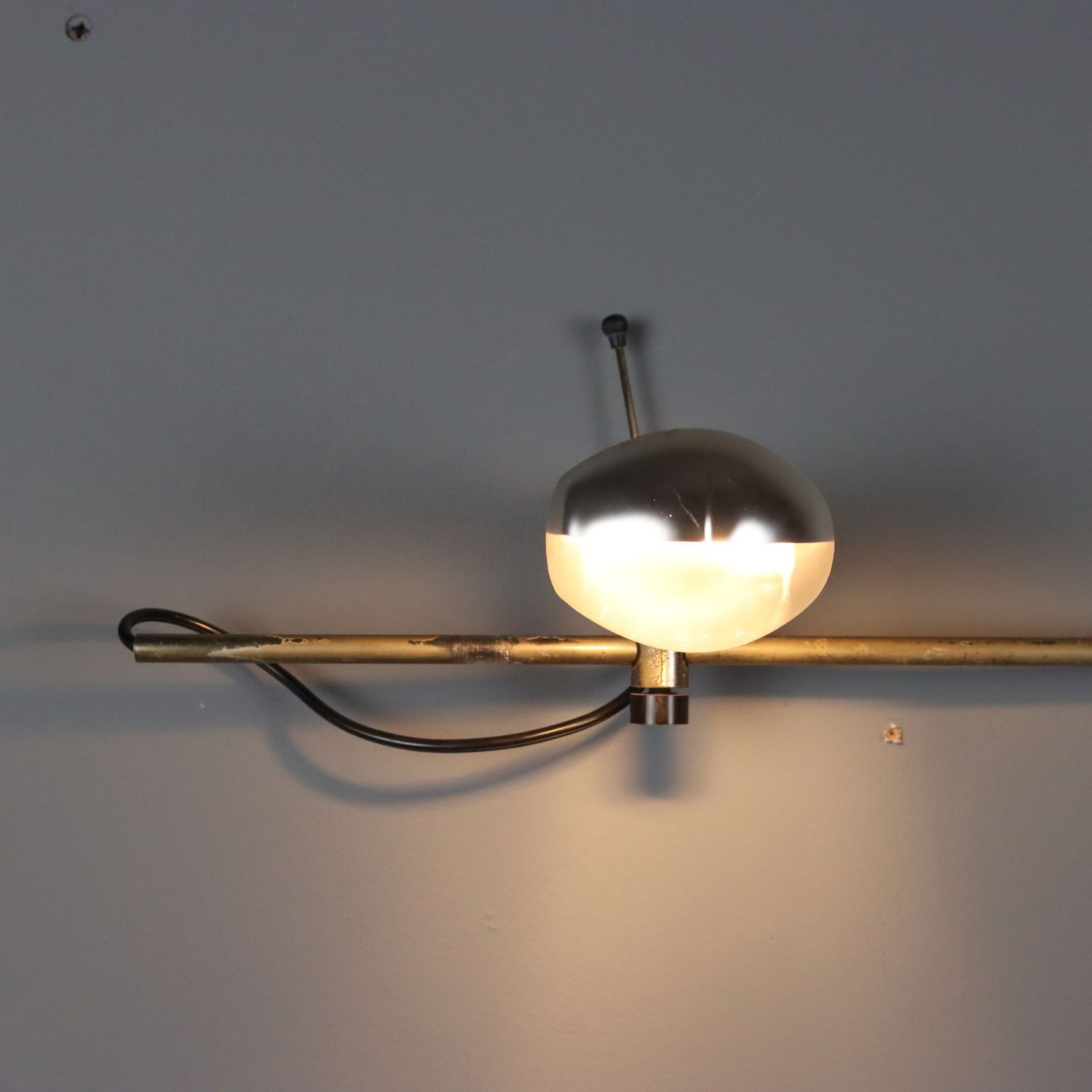 Oluce 194 Lampen Design Tito Agnoli Geanodiseerd Aluminium jaren 1950 photo Verlichting