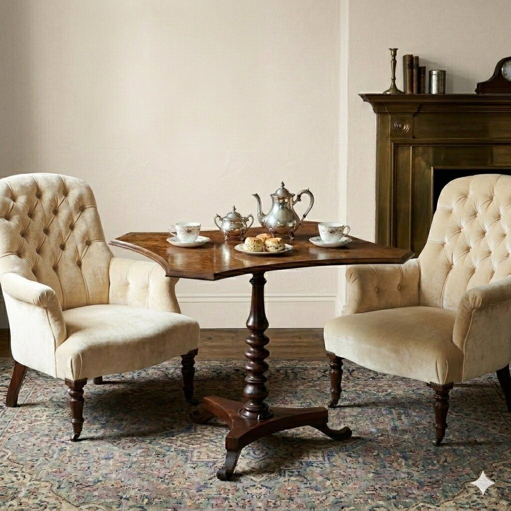 Petite table d'époque en acajou, Royaume-Uni, XIXe siècle photo furniture