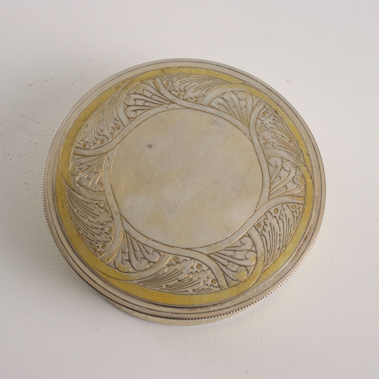Tabatière en argent Morini Manufacture, Italie, XXe siècle photo for sale