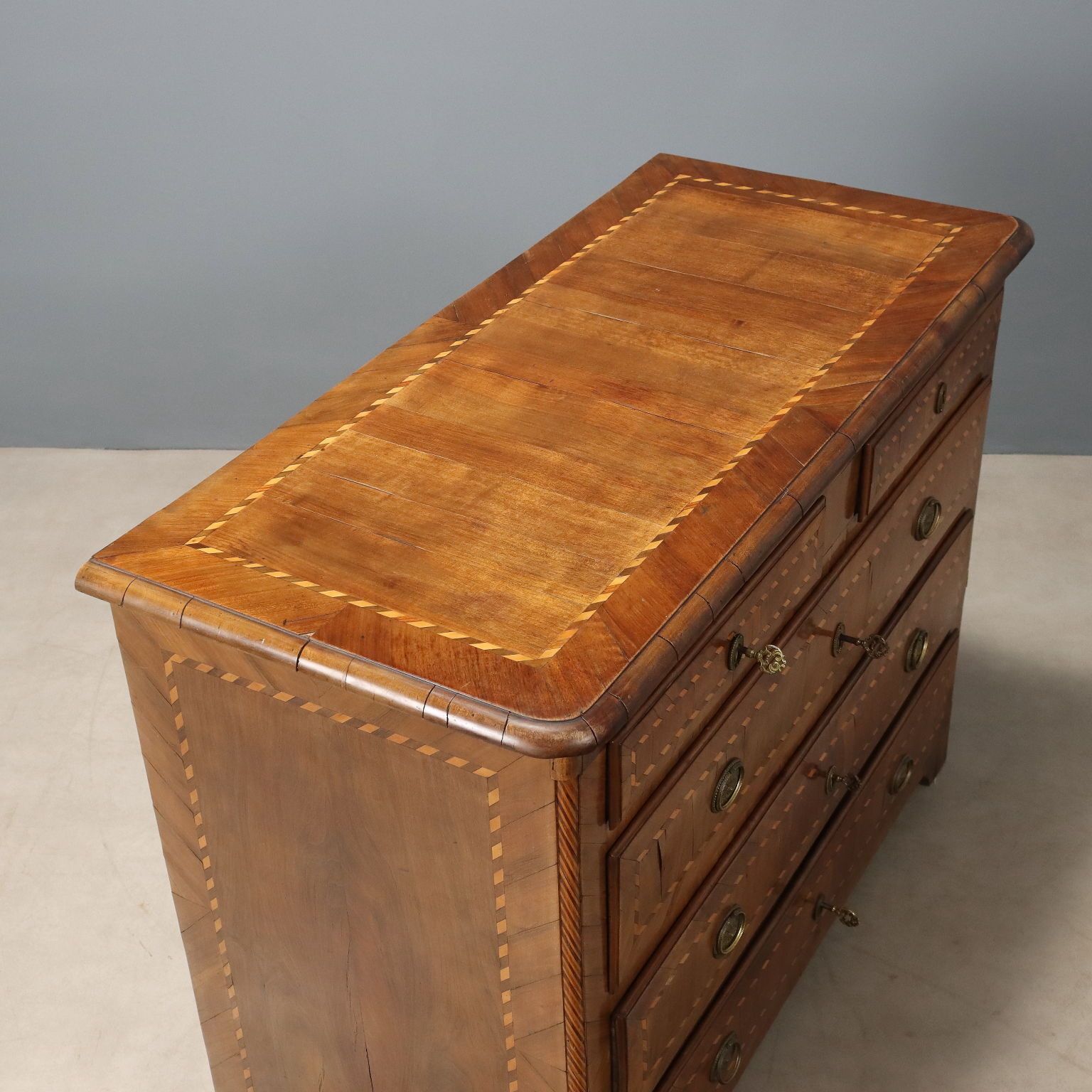 Antique Chest Of Drawers Walnut 5 Drawers Italy XVIII Century photo buy