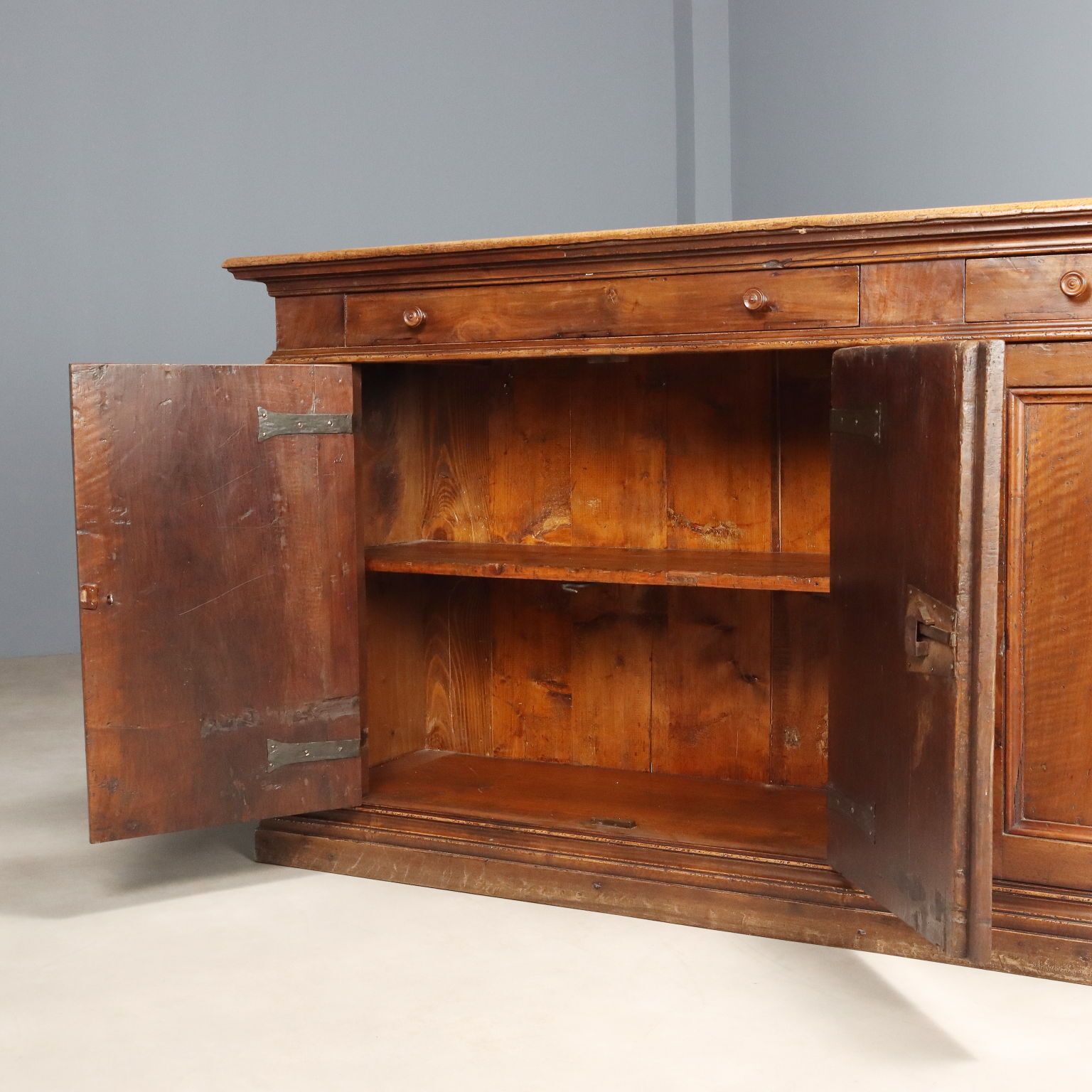 Baroque Cupboard Walnut Drawers XIX Century photo Furniture