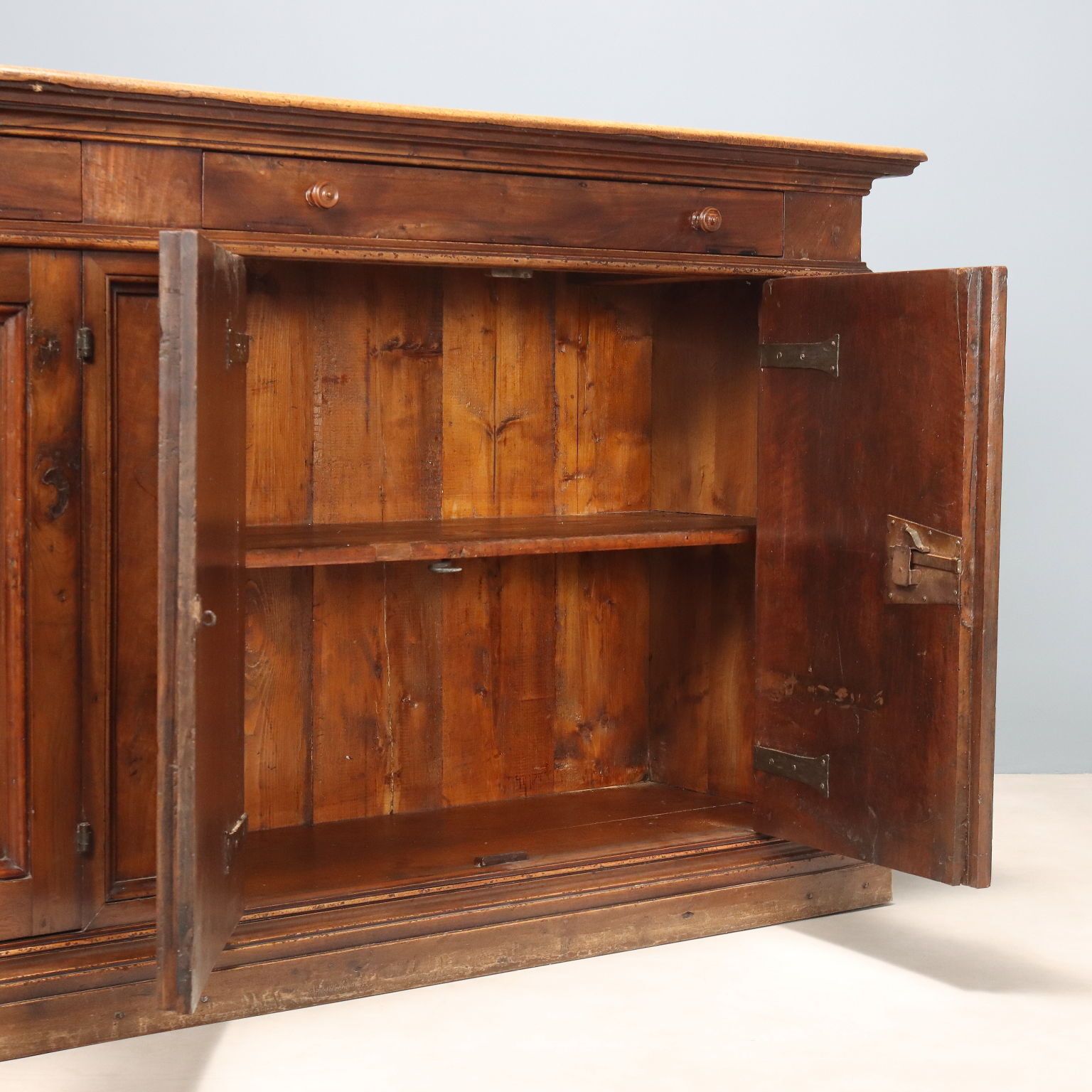 Baroque Cupboard Walnut Drawers XIX Century photo 1370.0