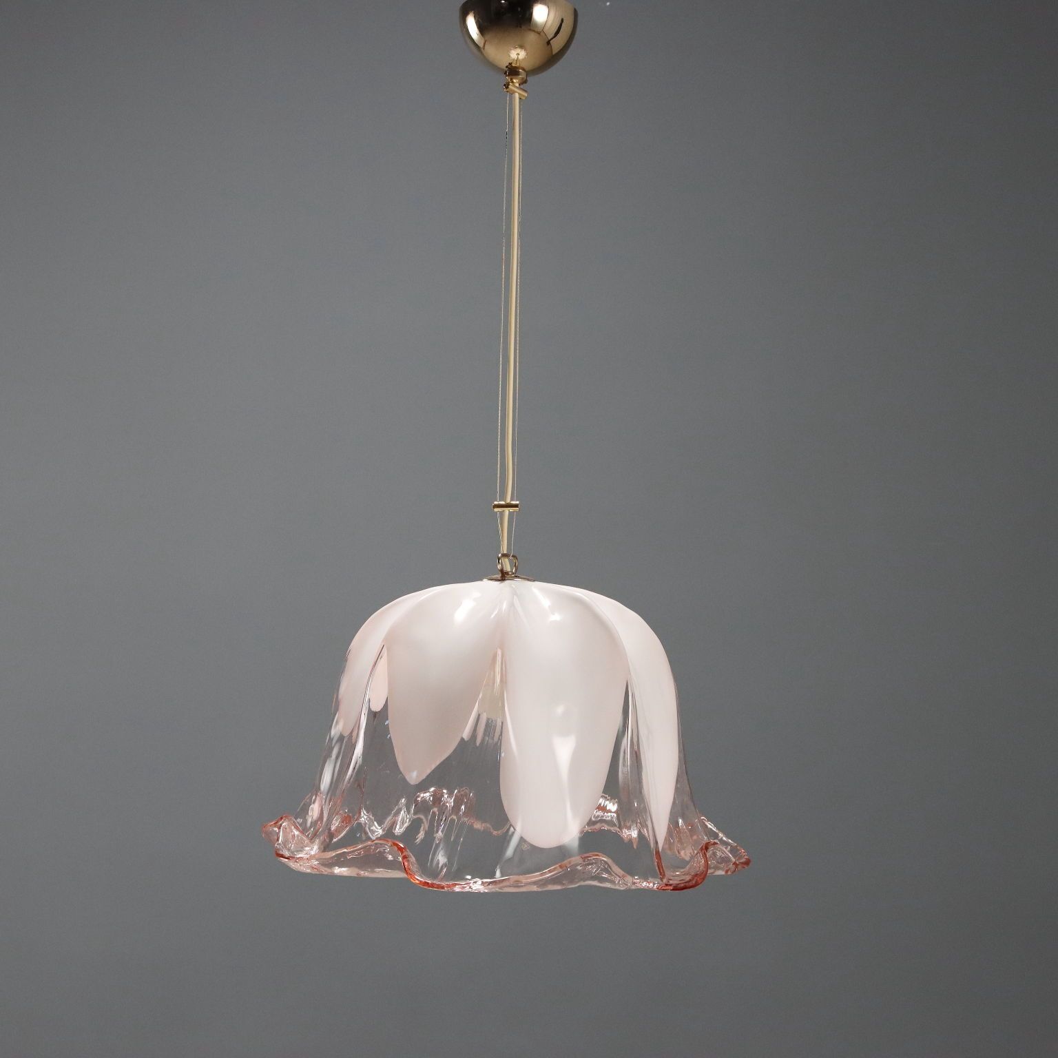 Vintage Ceiling Lamp La Murrina Murano Glass Design Italy 1980s photo vintage