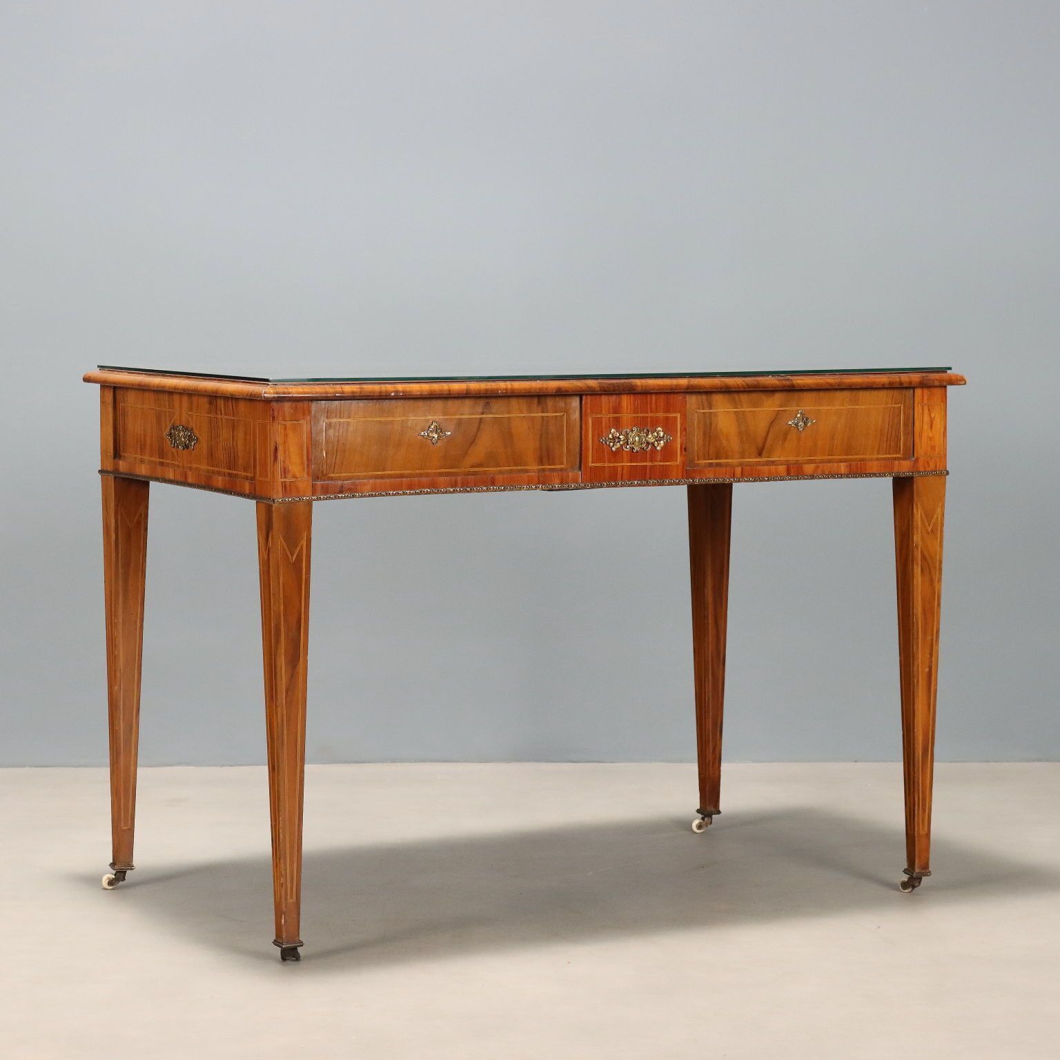 photo for sale Antique Writing Desk Walnut Bois De Rose United Kingdom XIX Century
