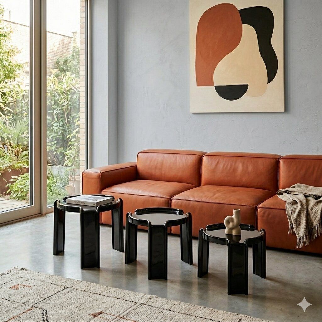 Kartell Coffee Tables Design Giotto Stoppino Italy 1970s photo furniture