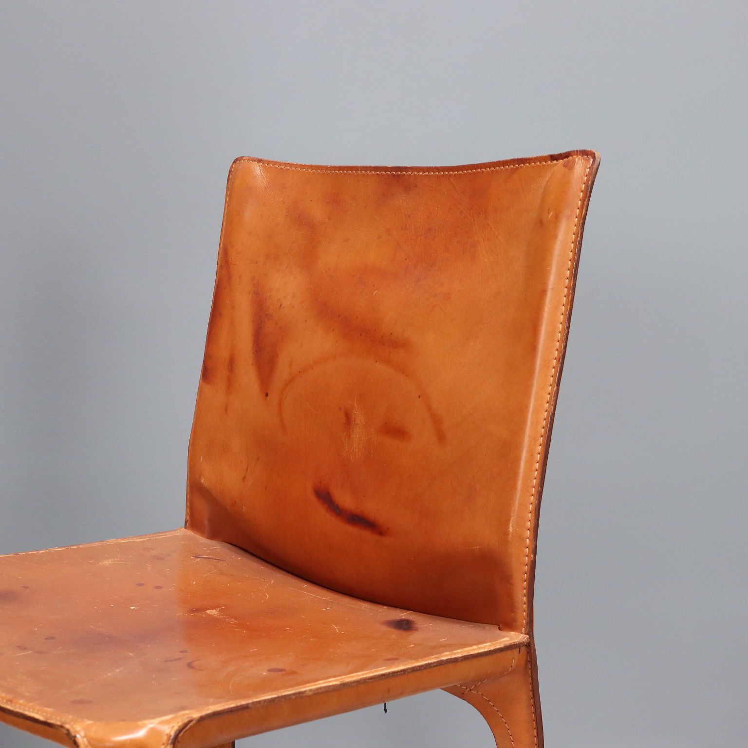 Cassina Cab 412 Chairs Design Mario Bellini Leather Italy 1980s photo Furniture