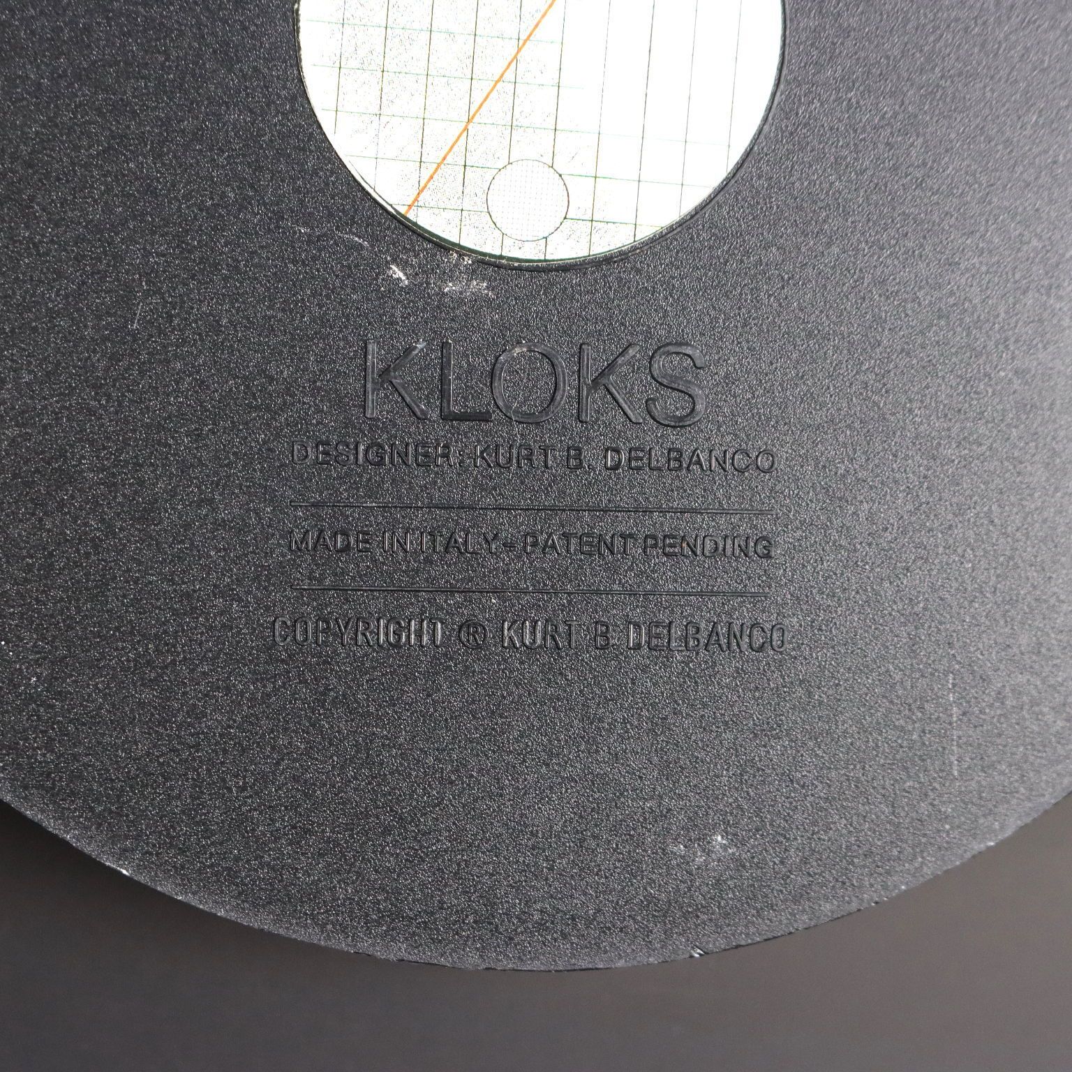 Morphos Kloks Clock Kurt B. Delbanco Vintage Design jaren 1970 photo vintage